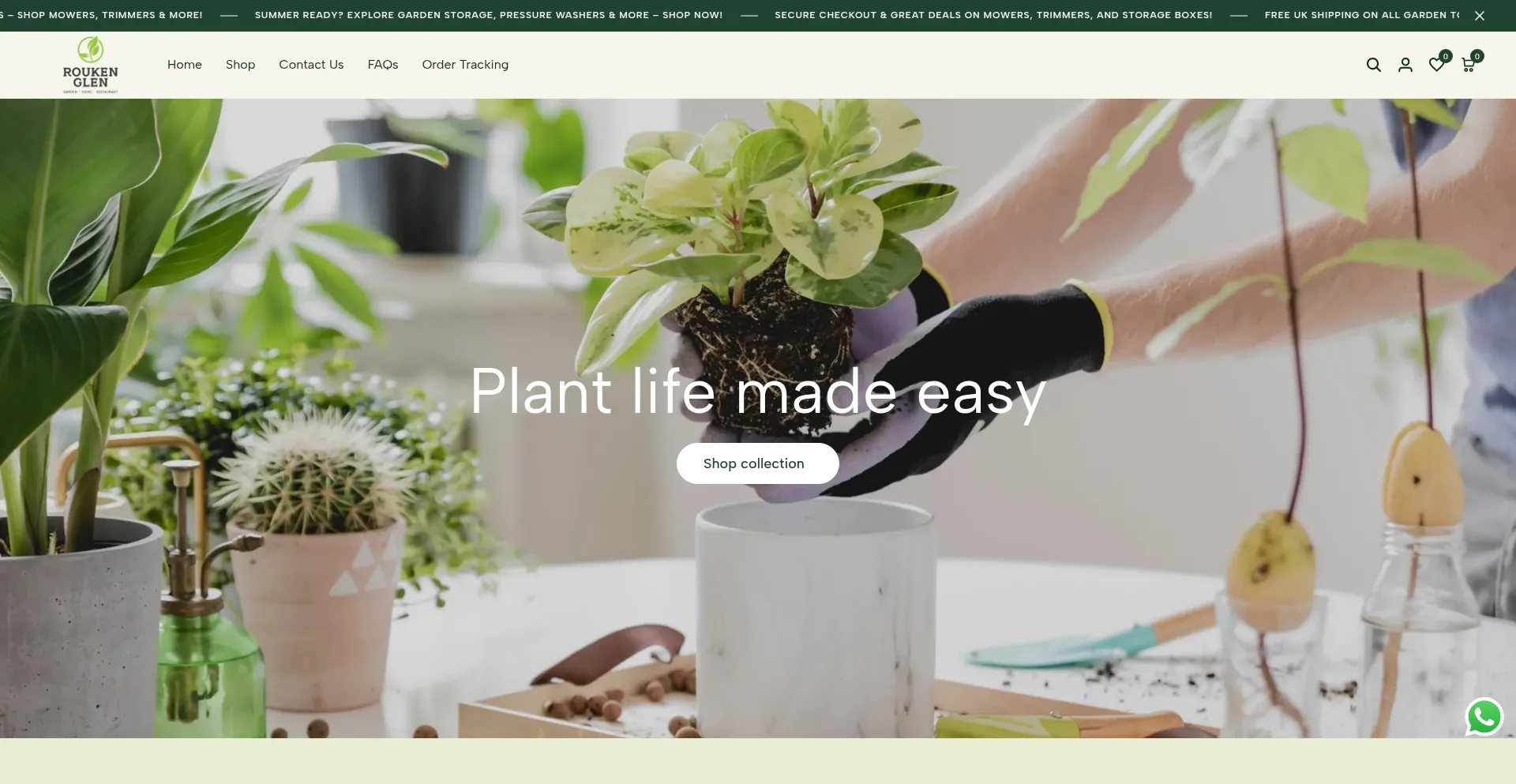 Roukenglengarden.shop Screenshot