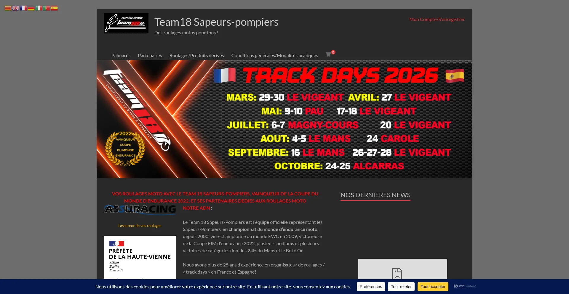 Roulages.team18.net