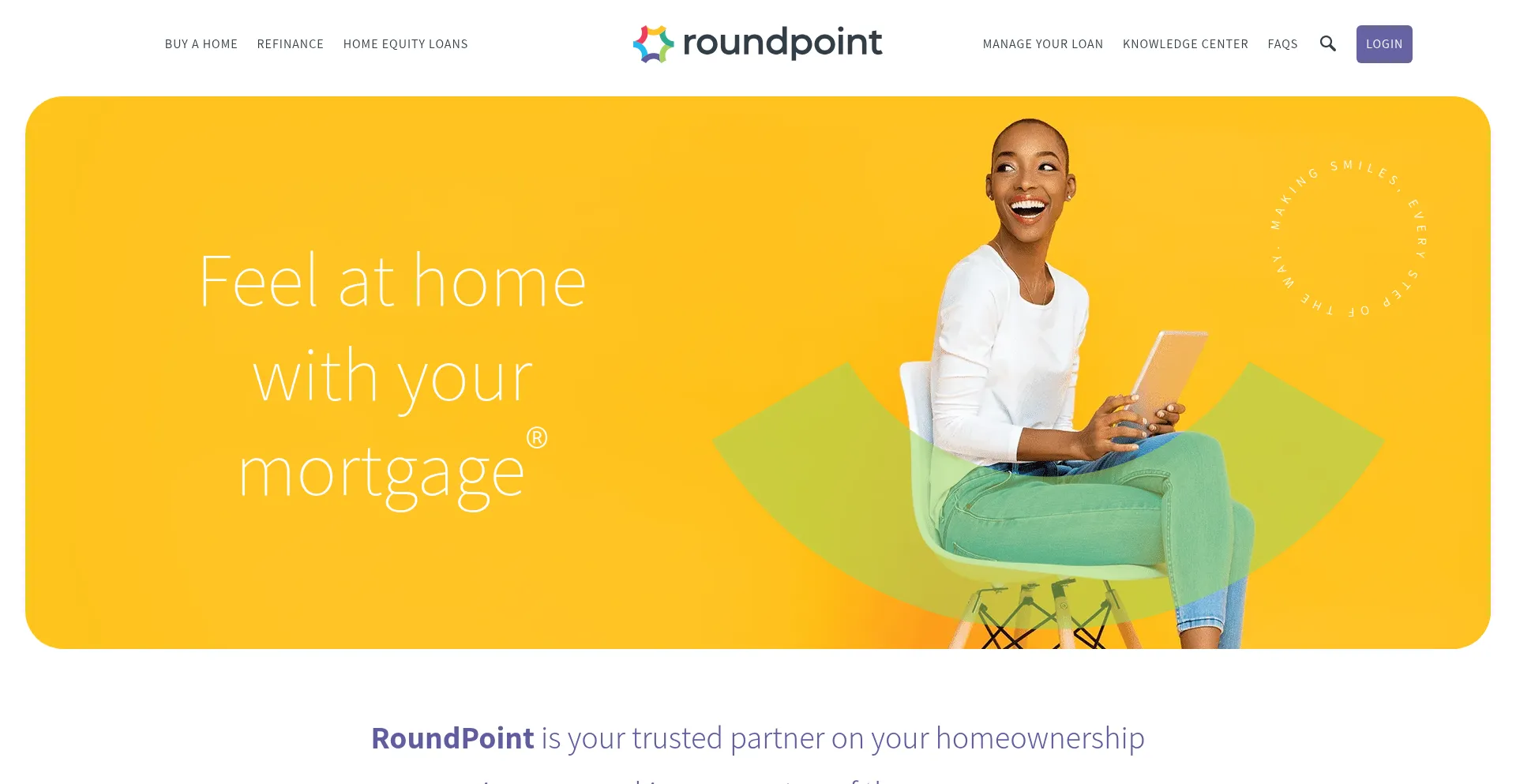 Roundpointmortgage.com Screenshot