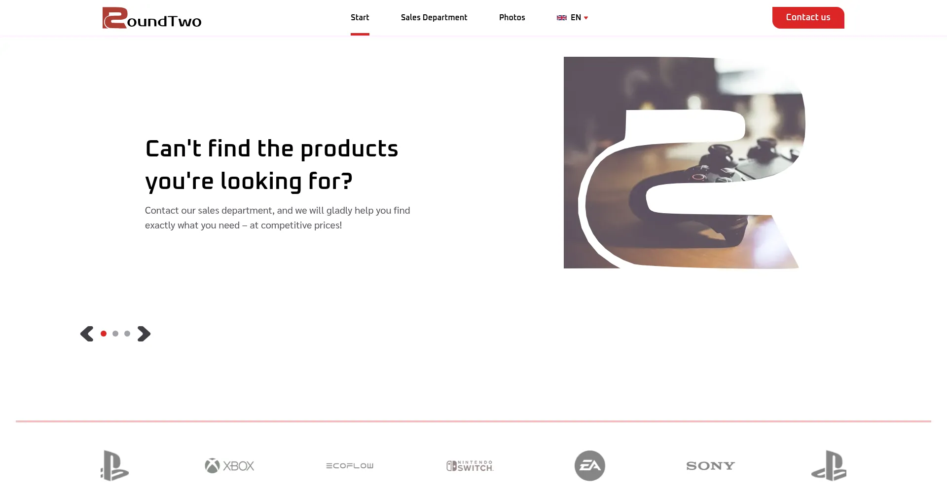 Website screenshot of Roundtwo.pl