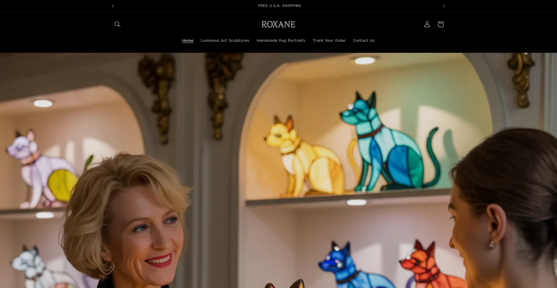 Roxanee.com Screenshot
