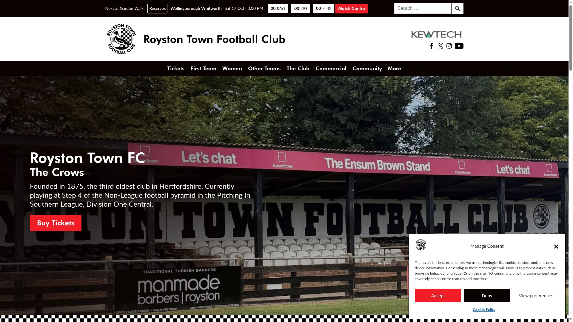 Roystontownfc.co.uk