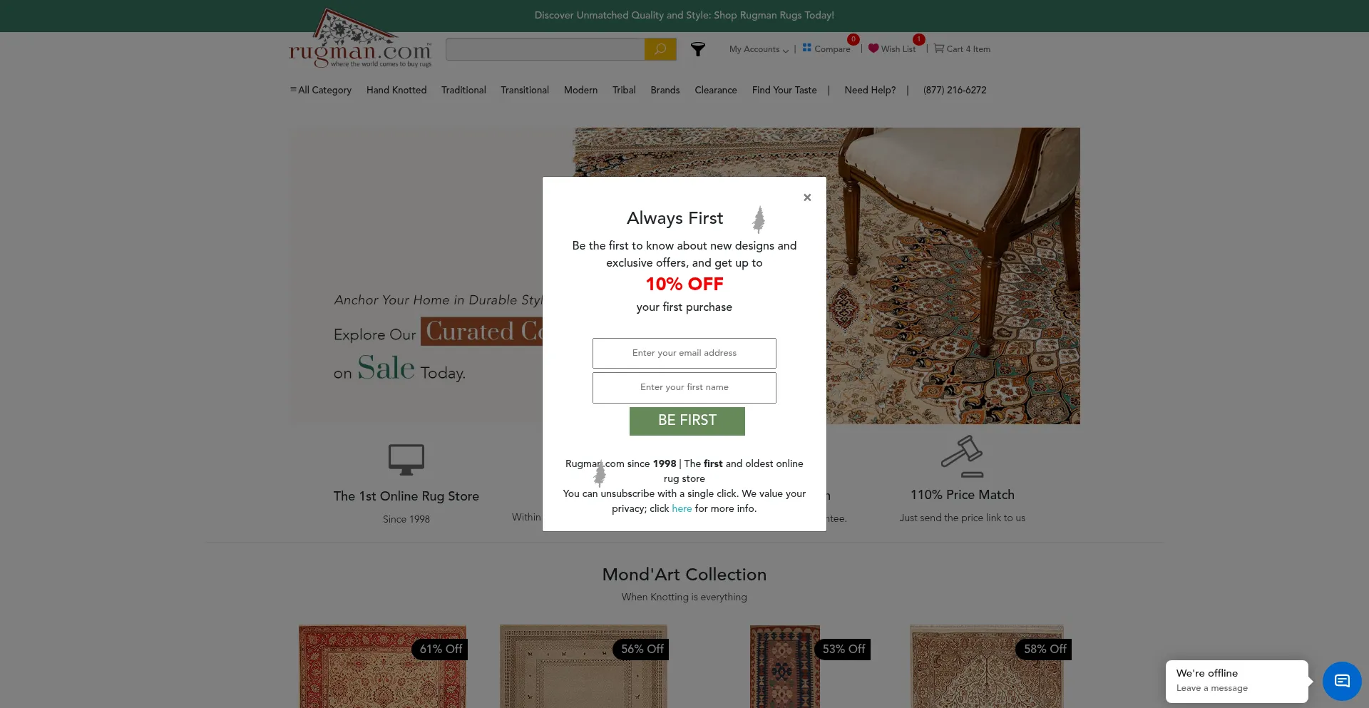 Rugman.com Screenshot