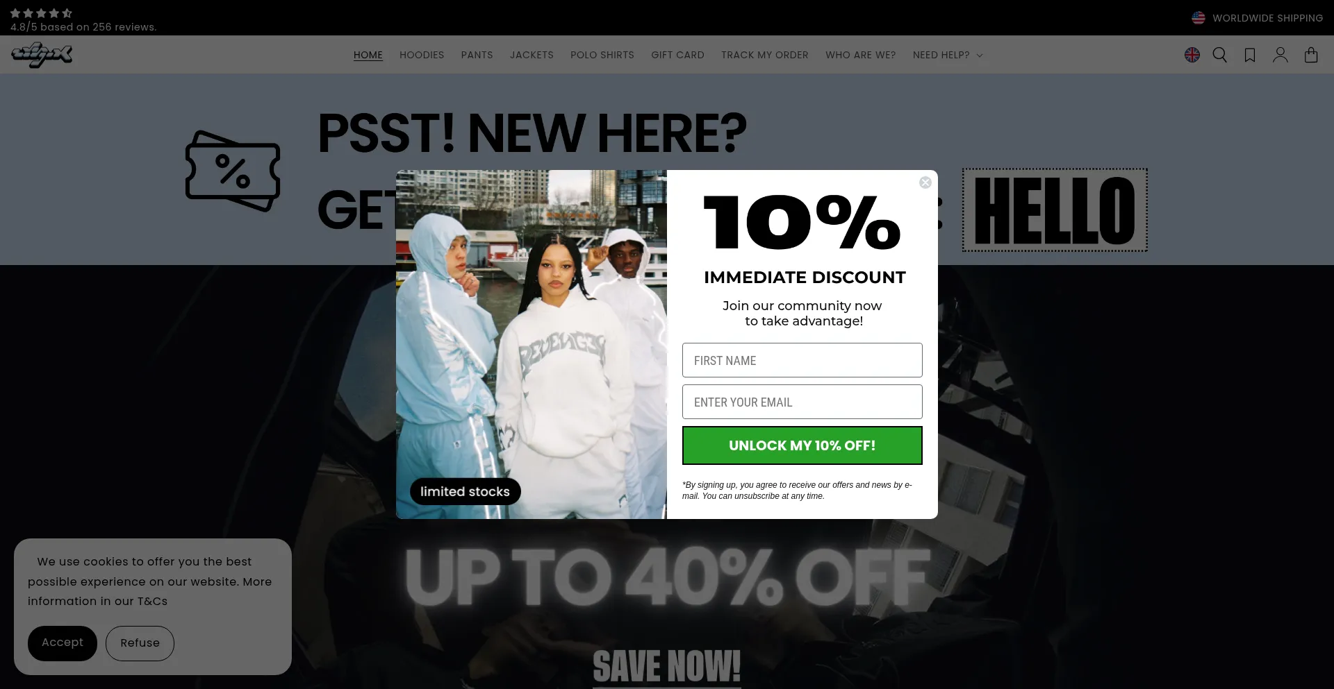 Website screenshot of Rvxstudio.xyz