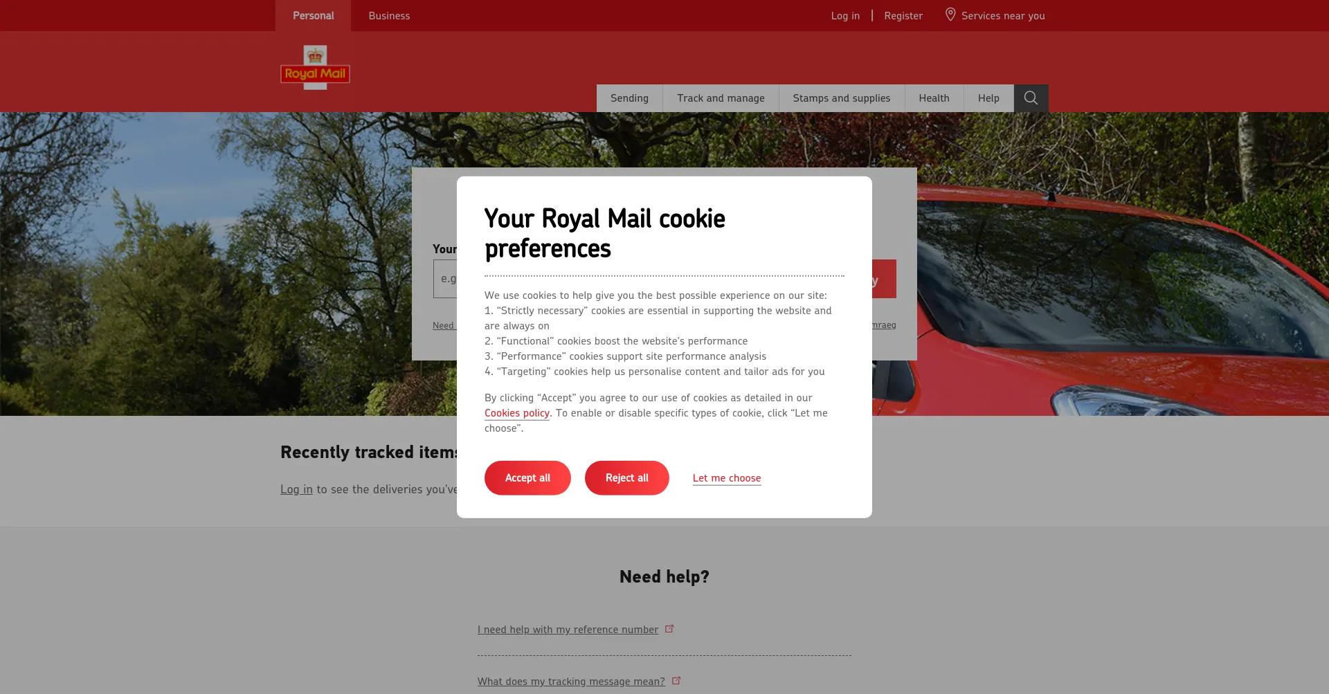 Website screenshot of Ryml.me