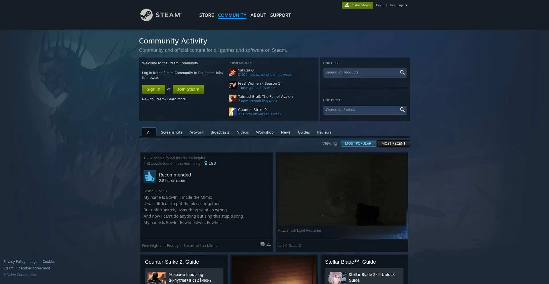 Website screenshot of S.teamyd.com