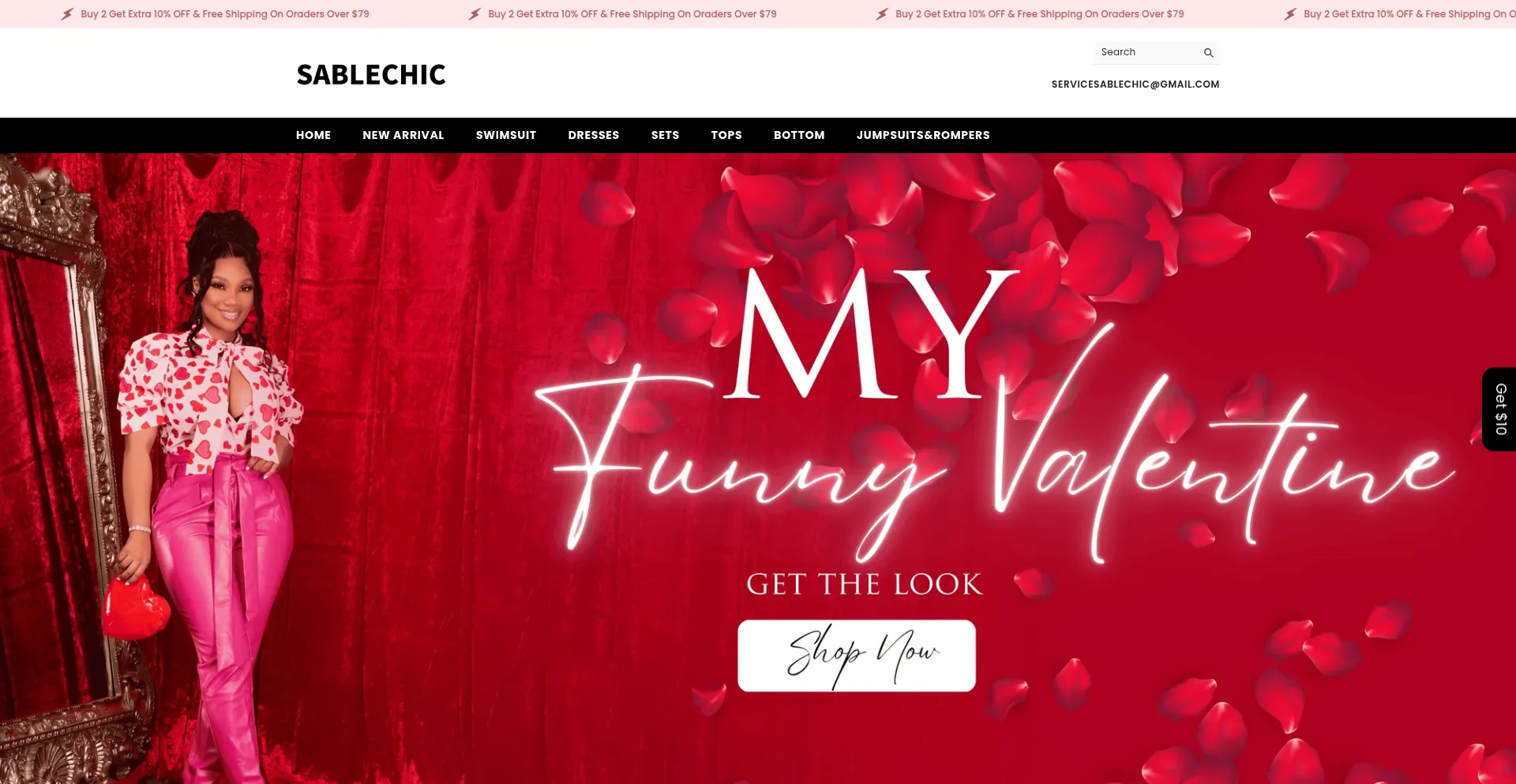 Sablechic.com Screenshot