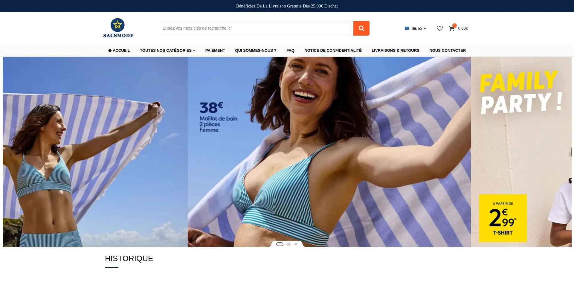 Sacsmodefemme.com Screenshot