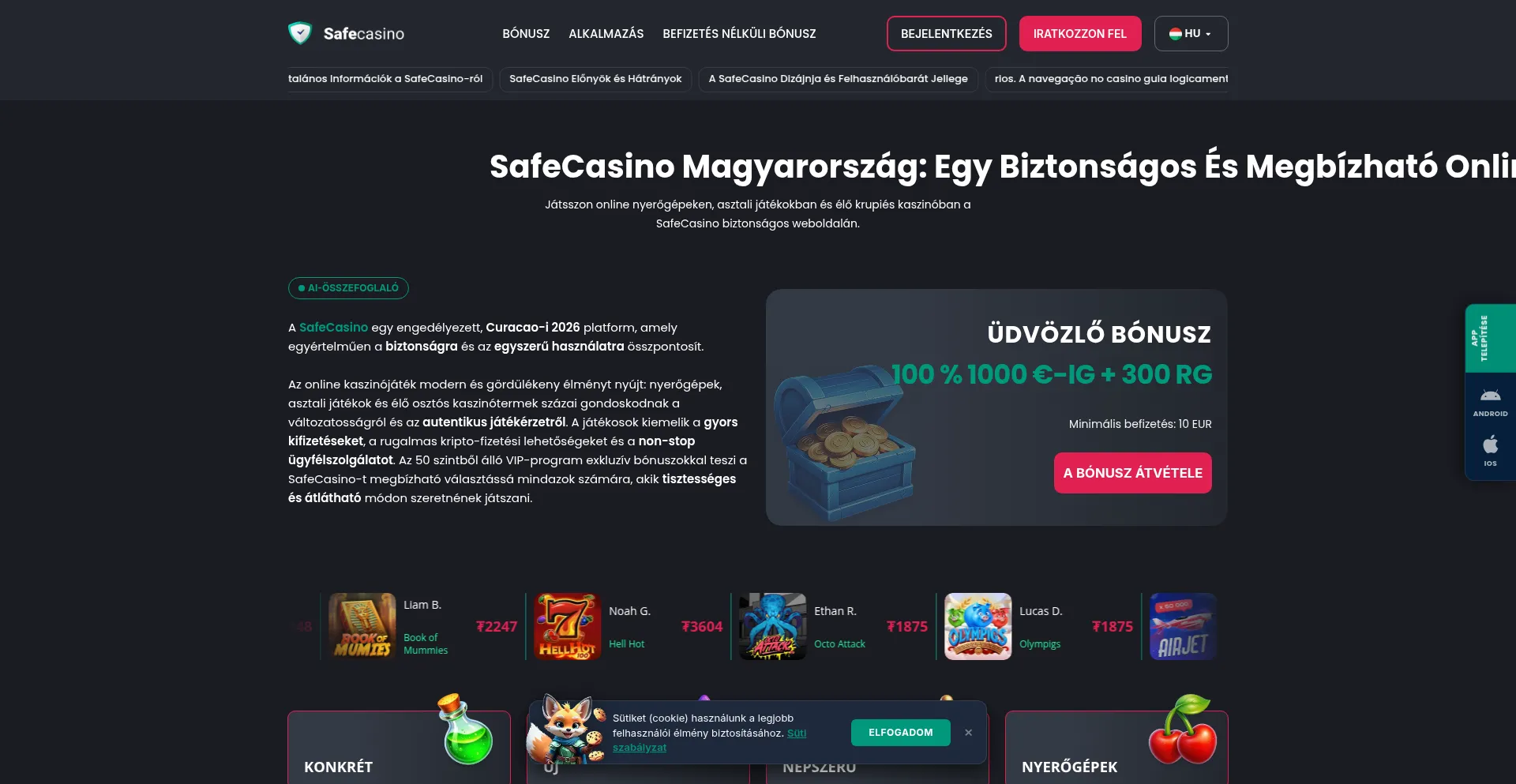 Safecasino.hu.net