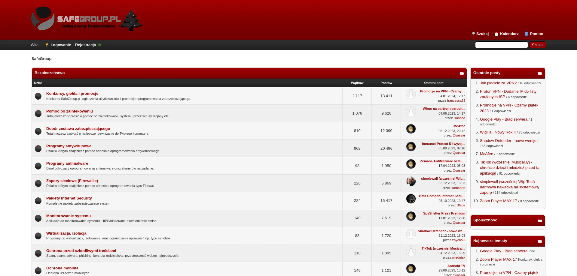 Website screenshot of Safegroup.pl