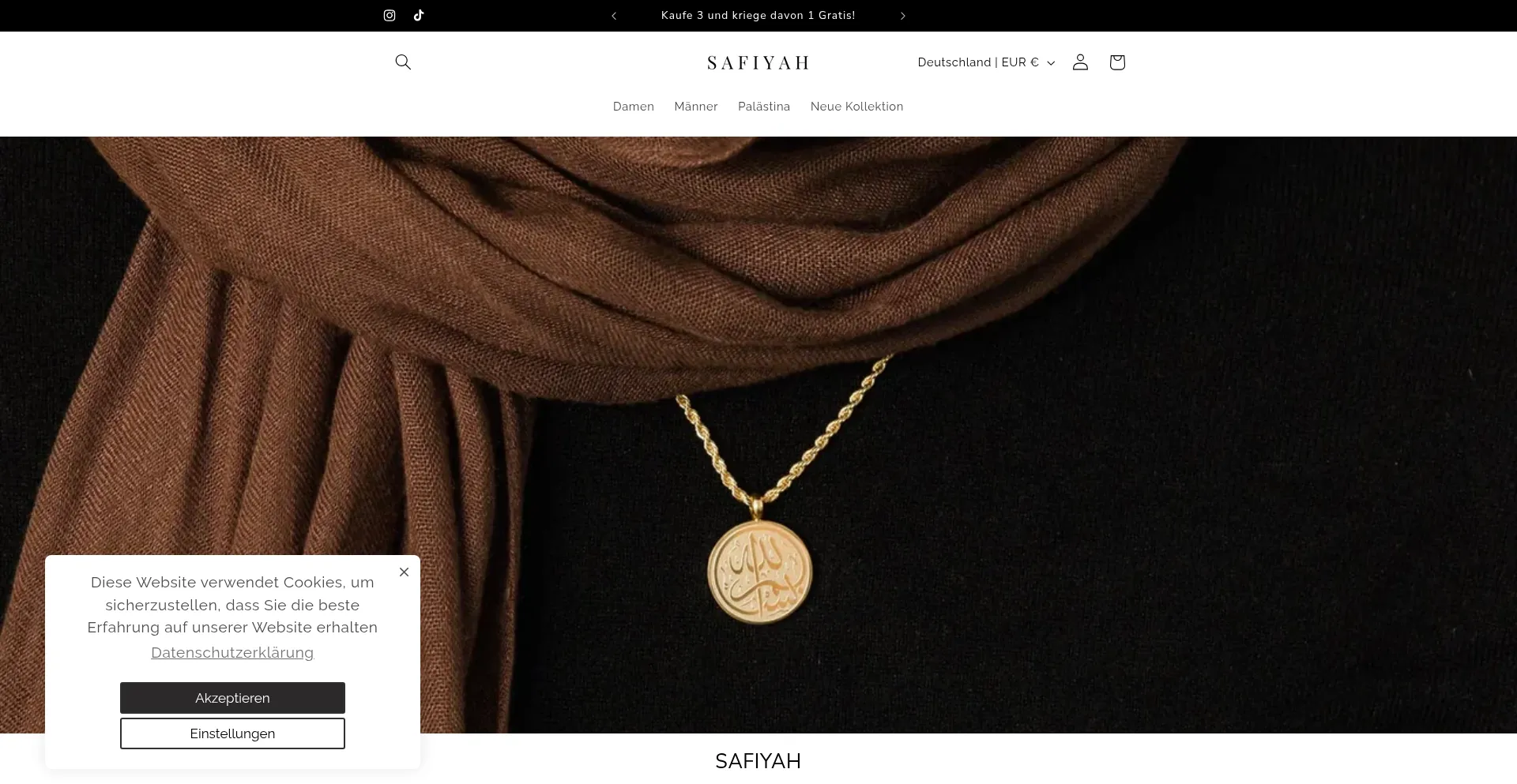 Safiyah.de Screenshot