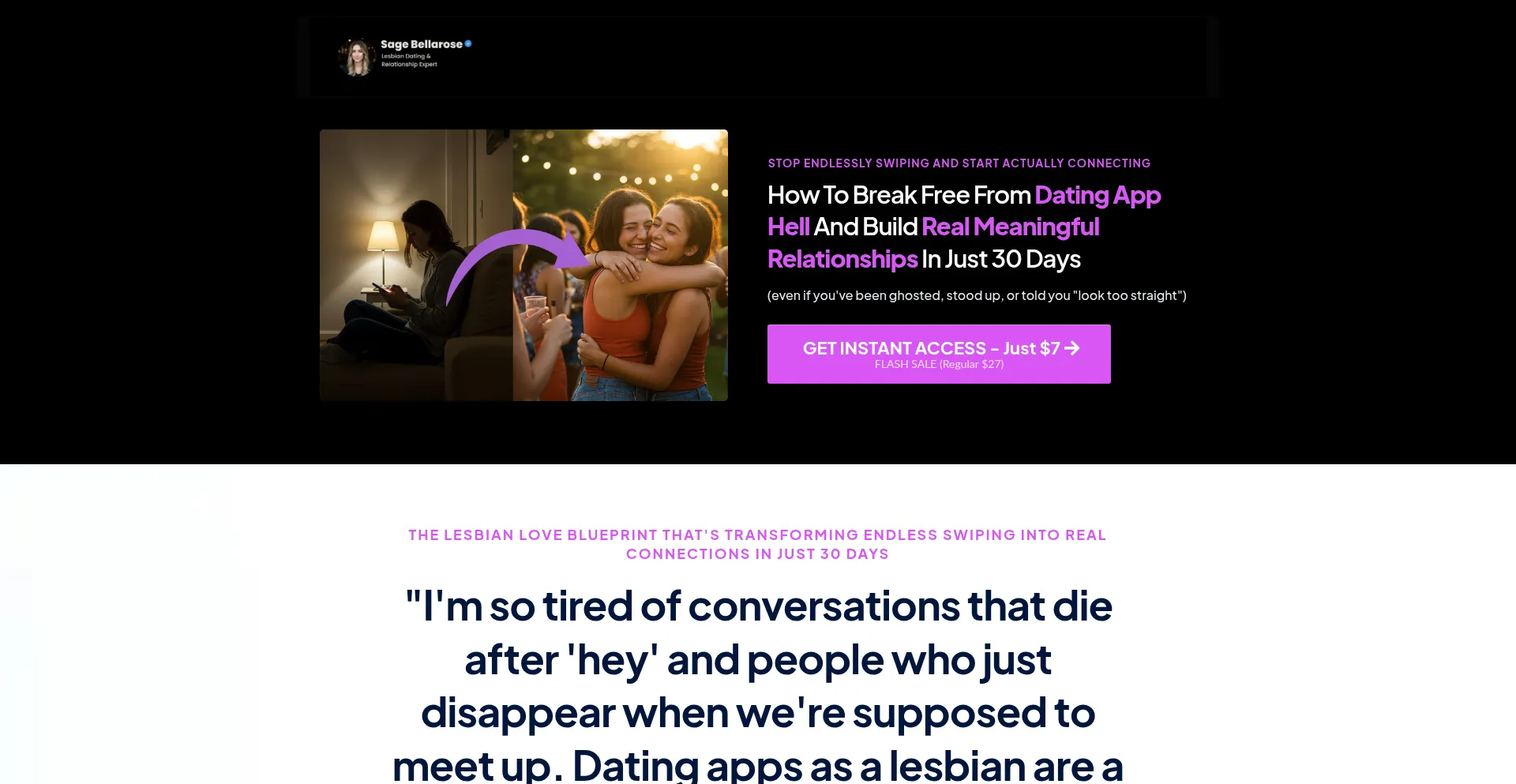 Sagebellarose.com Screenshot