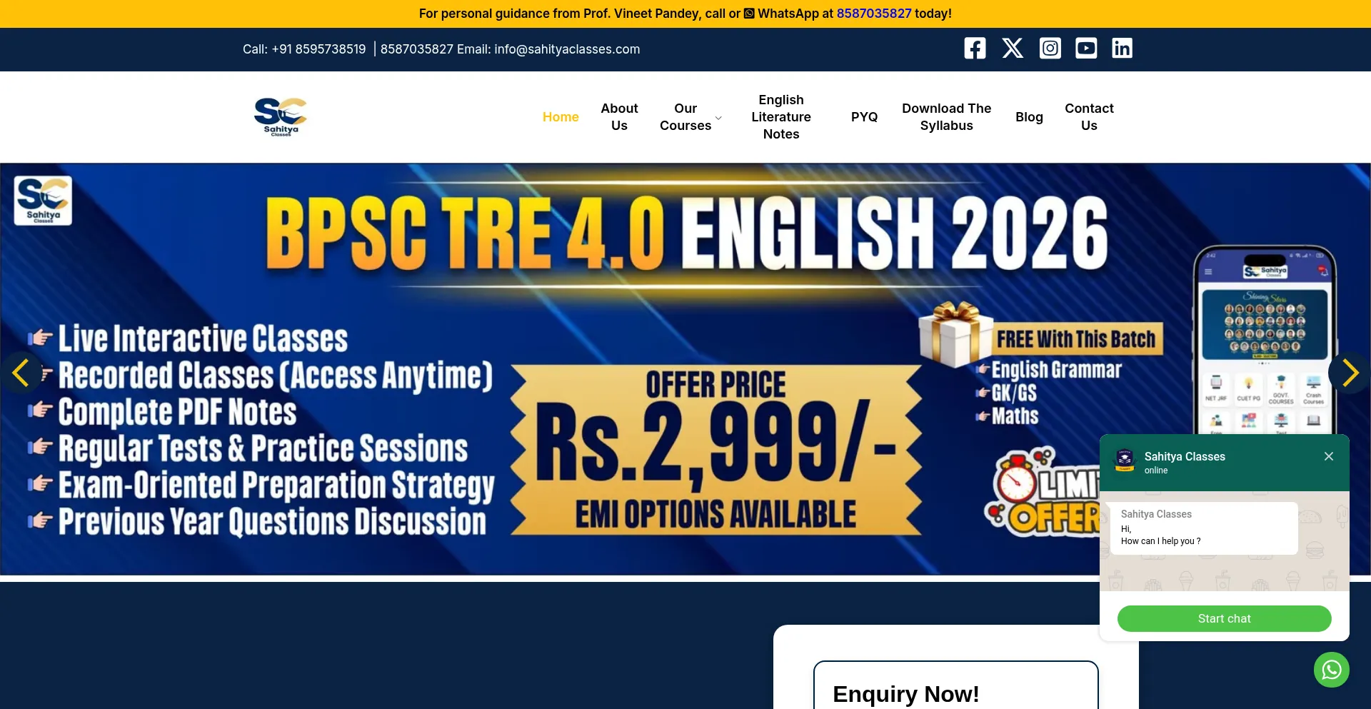 Sahityaclasses.com