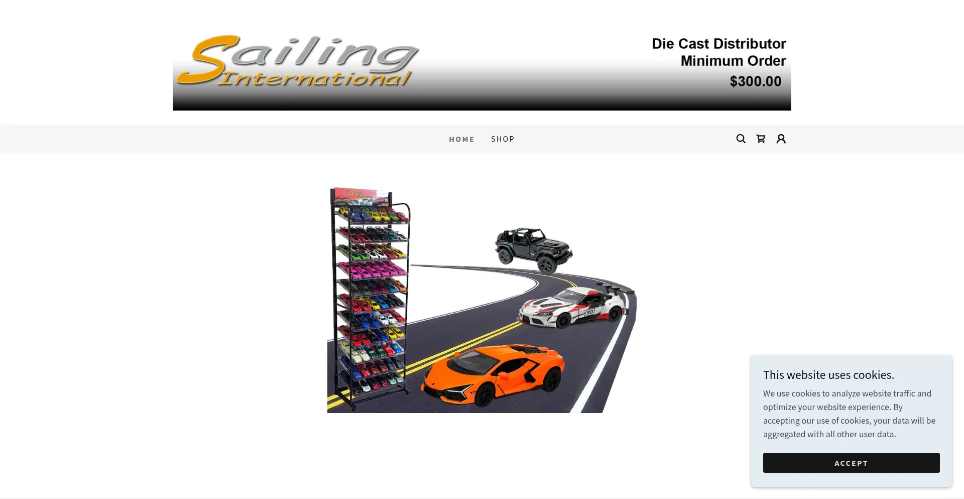Website screenshot of Sailingusintl.com