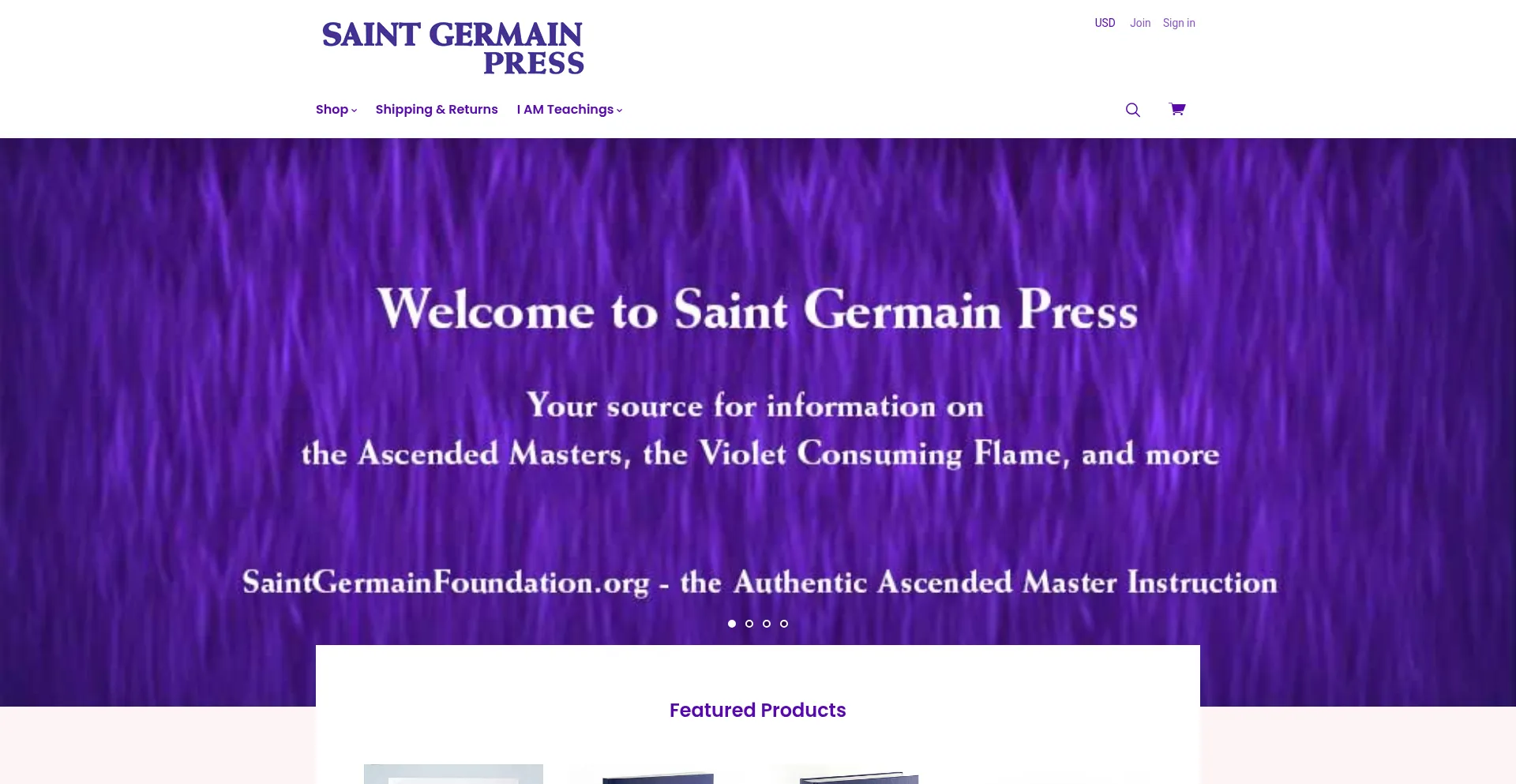 Saintgermainpress.com Screenshot