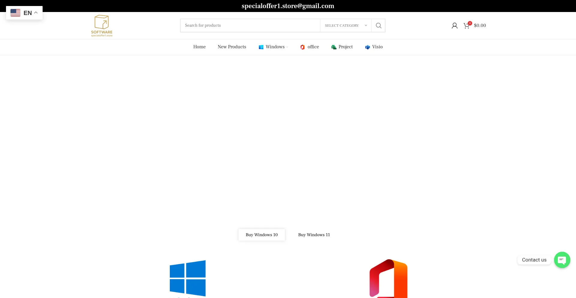 Website screenshot of Sale1.store