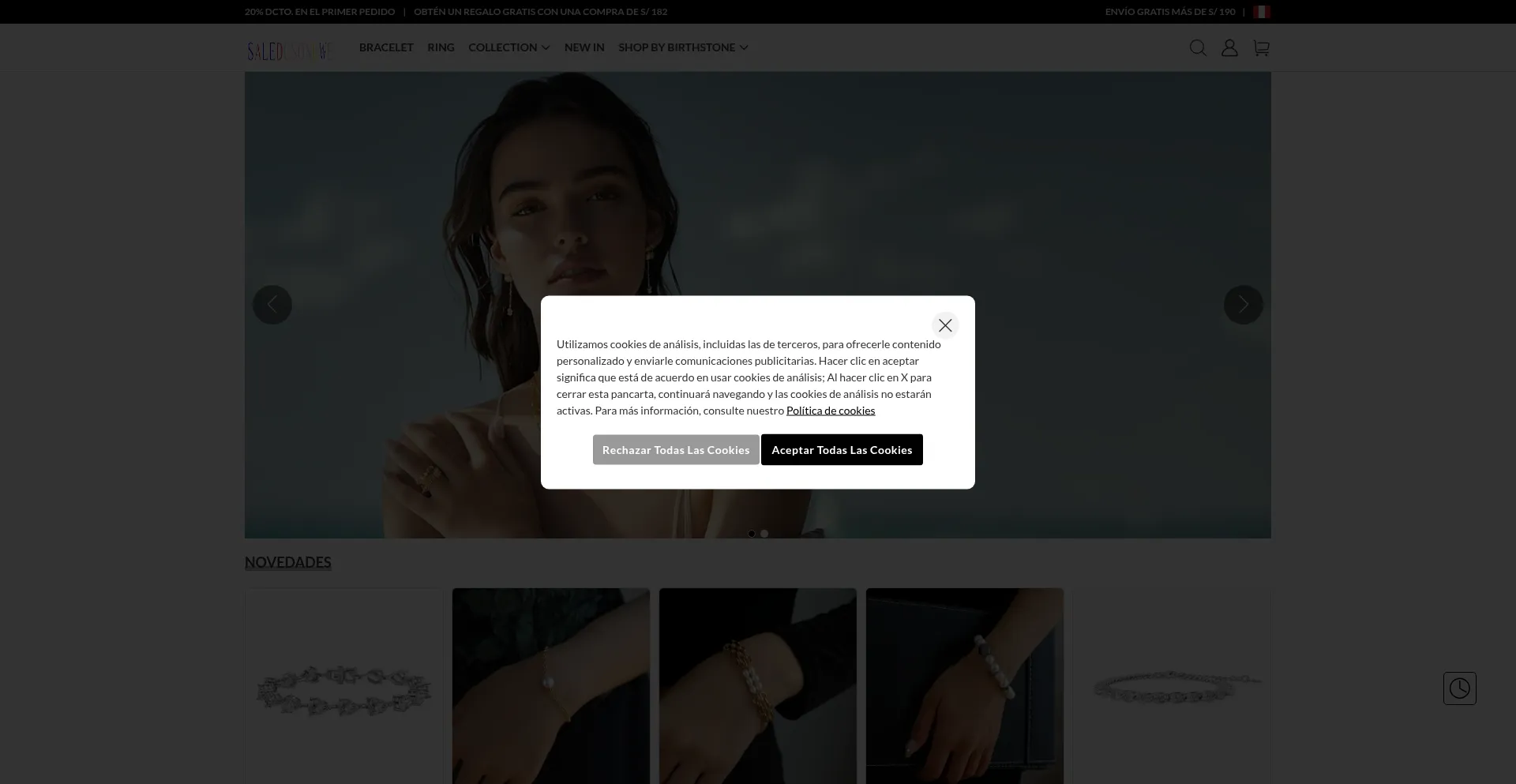 Website screenshot of Saledgsonewe.shop
