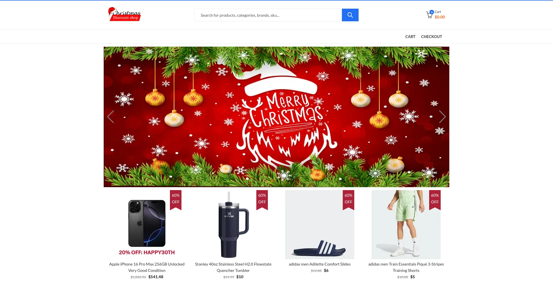 Website screenshot of Saleforyou.ru