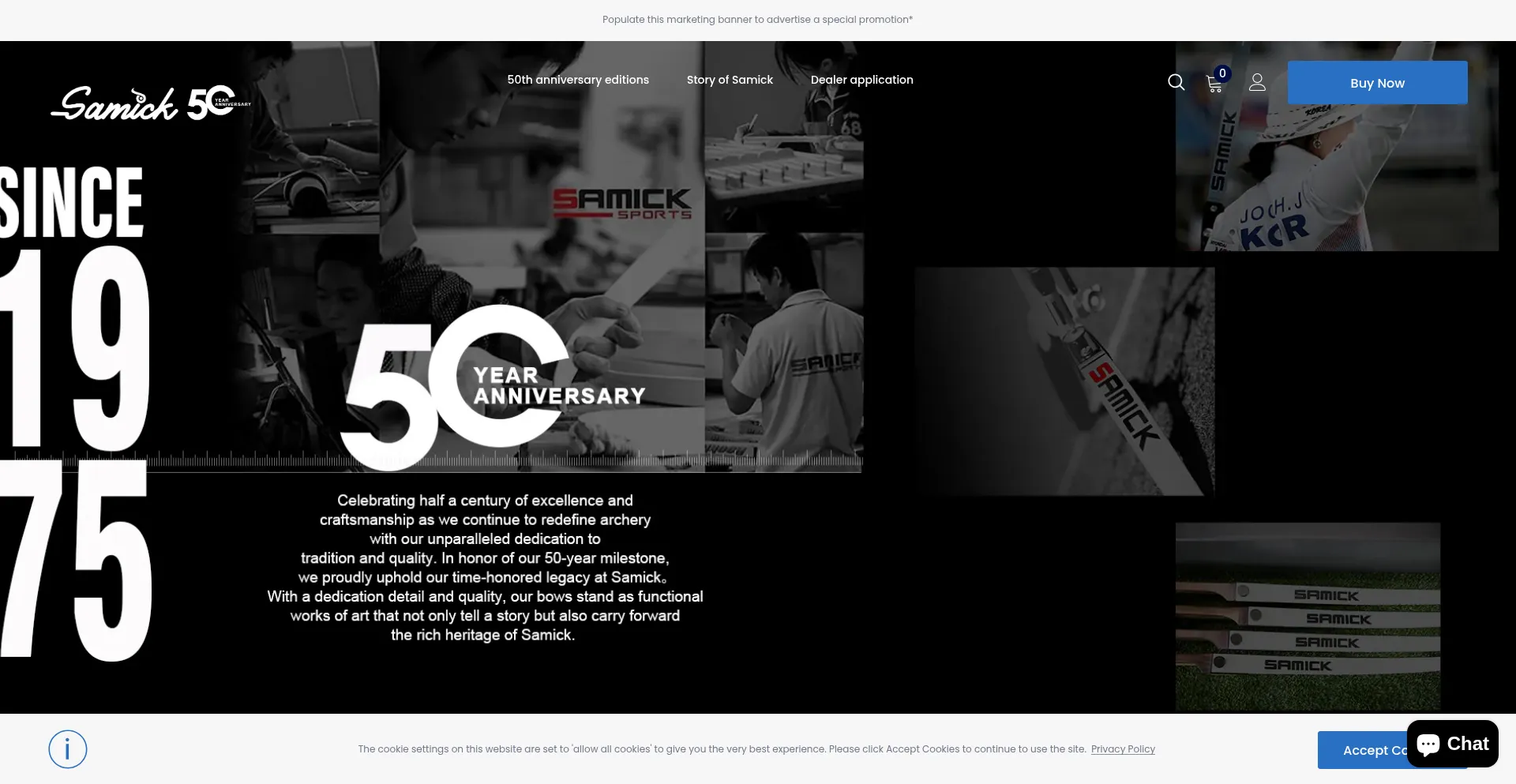 Samickhunting.com Screenshot