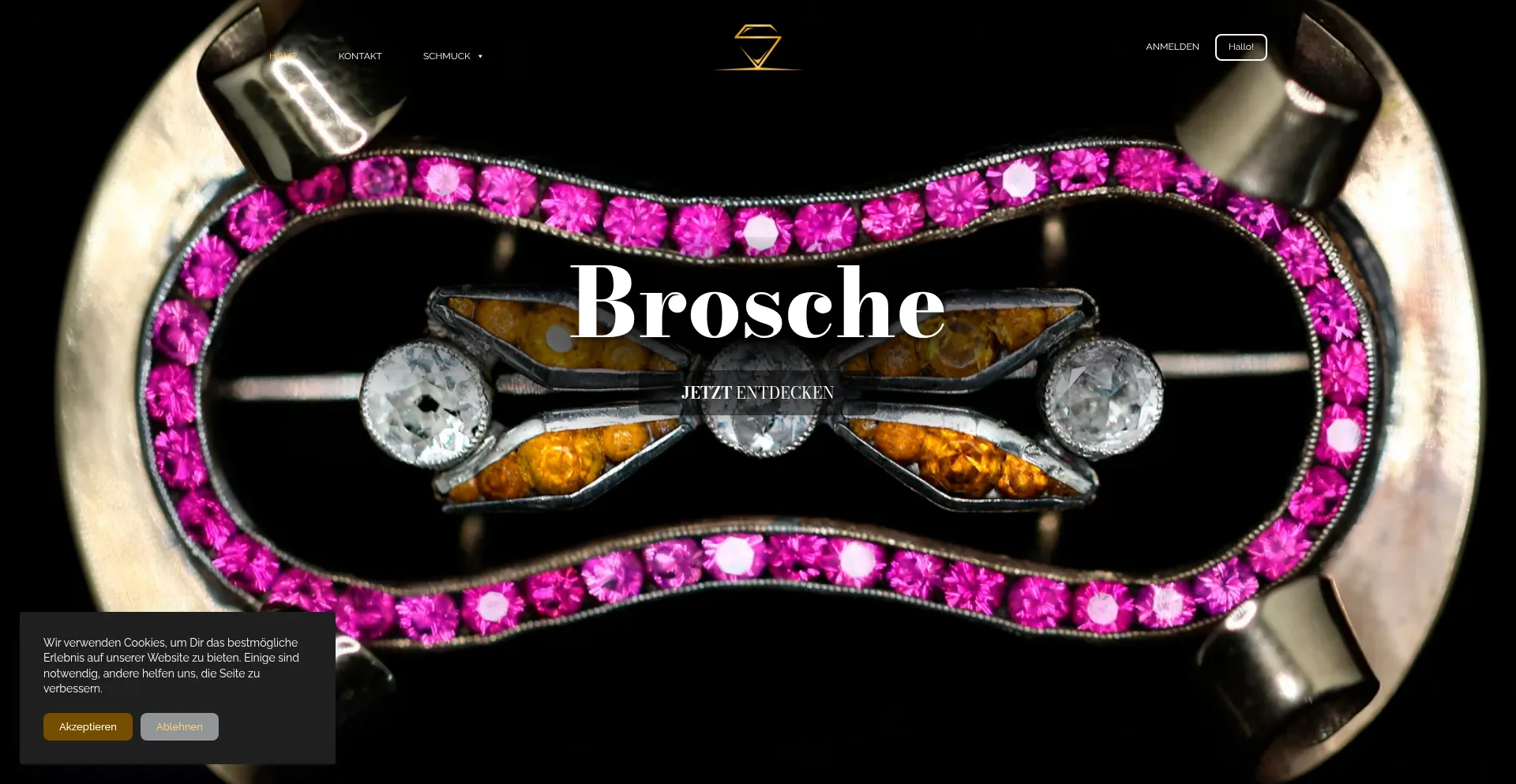 Website screenshot of Samimigold.de