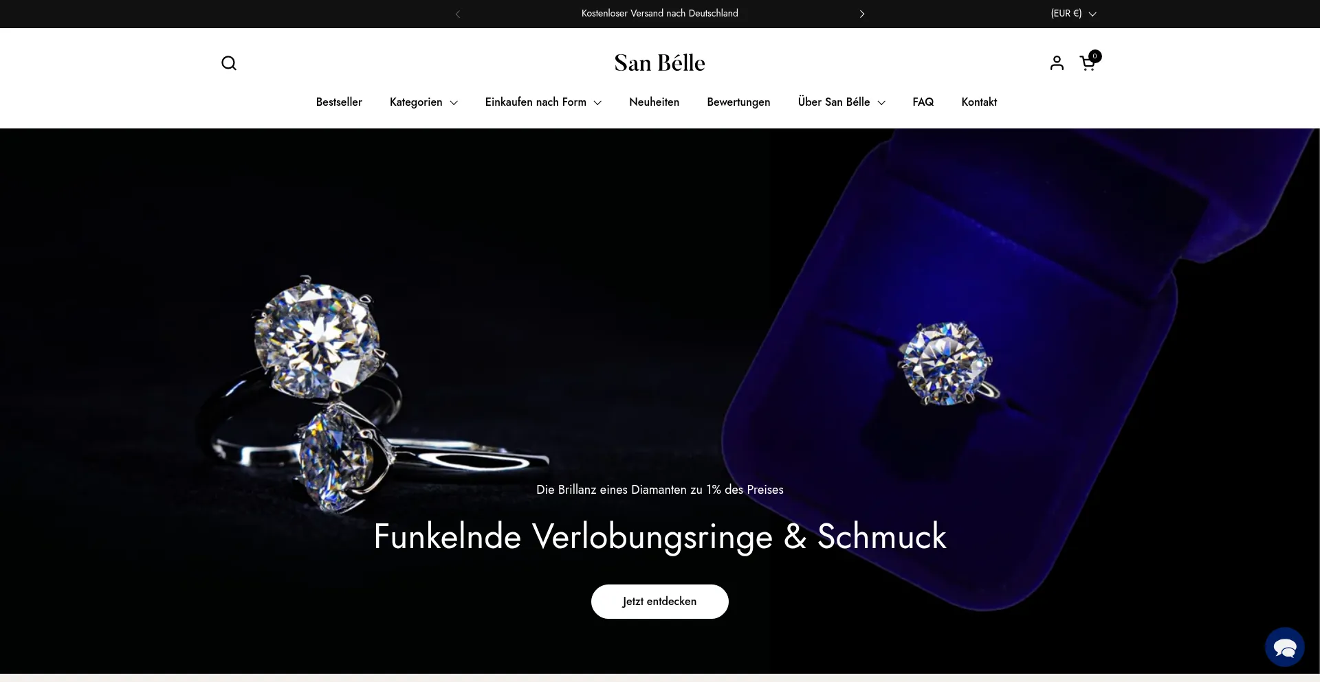 Sanbelle.de Screenshot