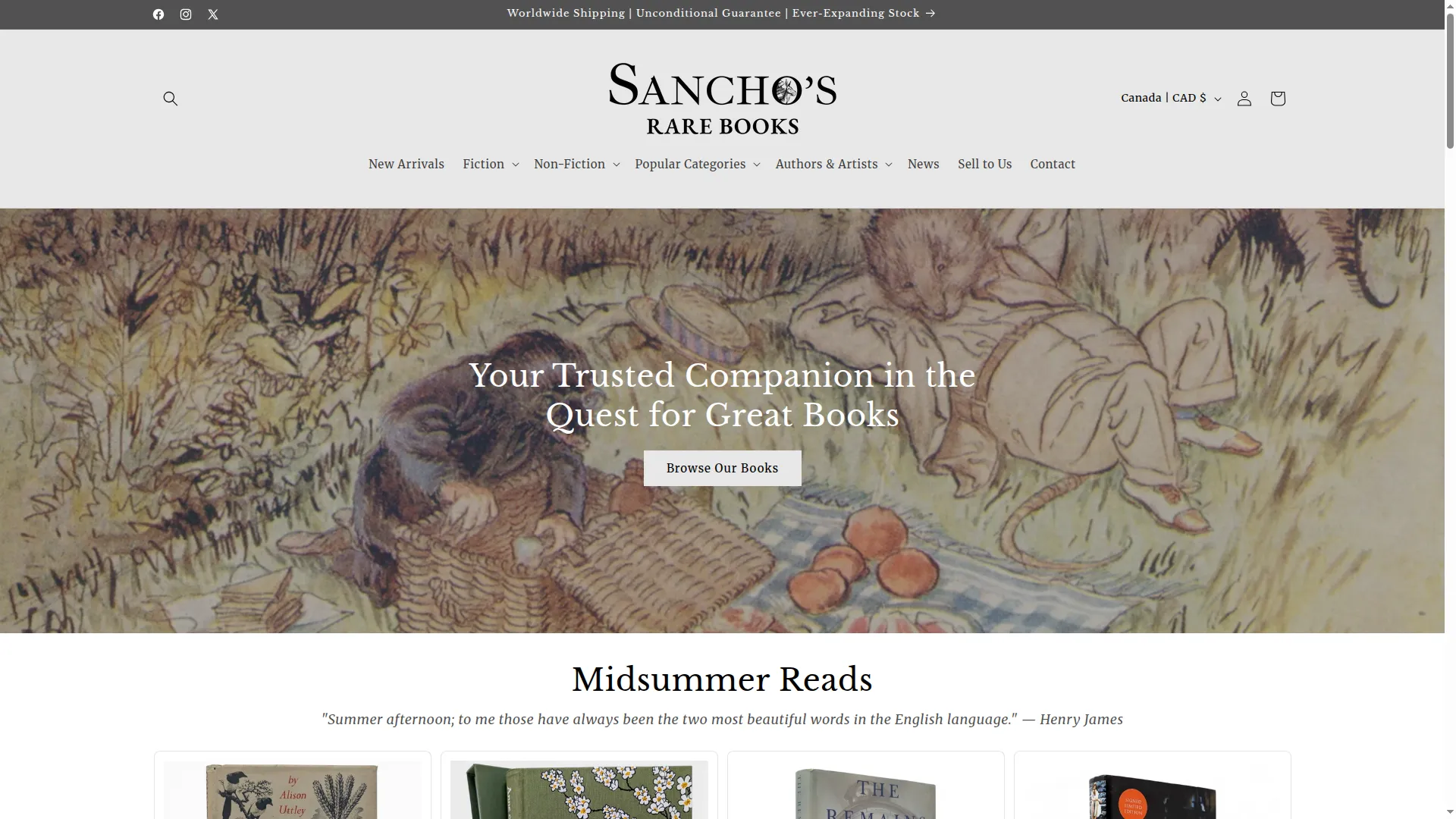 Sanchosrarebooks.co.uk
