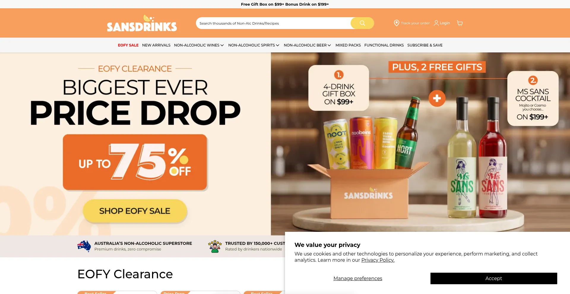 Sansdrinks.com.au