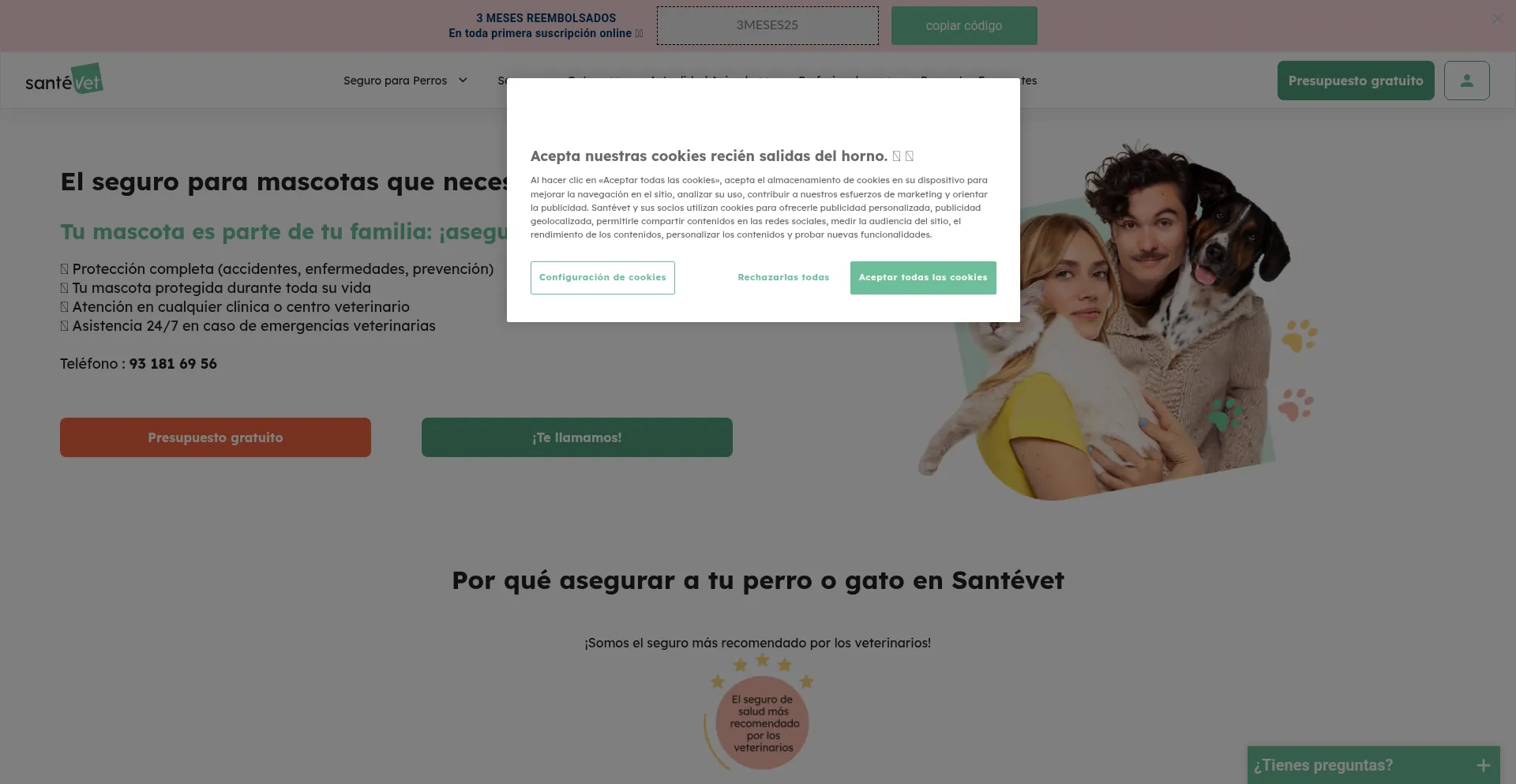 Santevet.es Screenshot