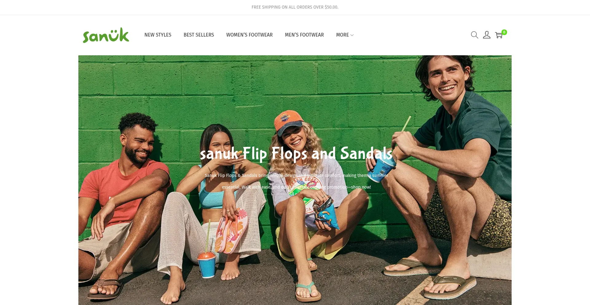 Website screenshot of Sanukon.shop