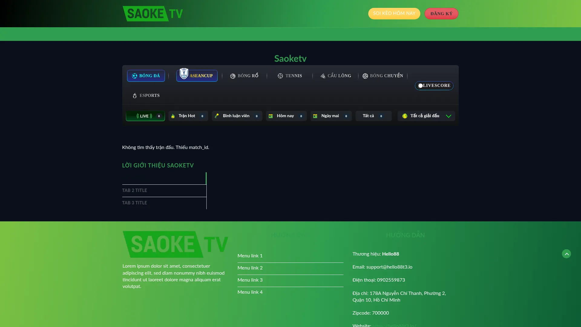 Saoketv.bid