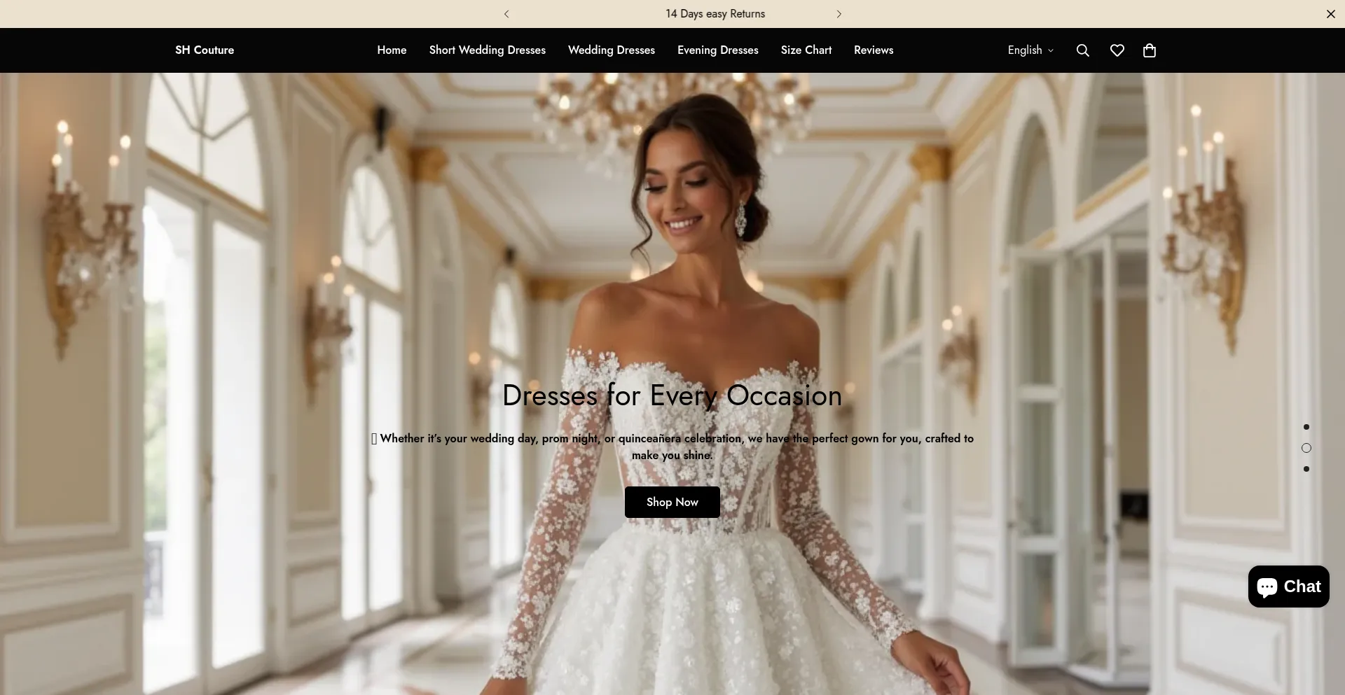 Website screenshot of Sarah-houston.com