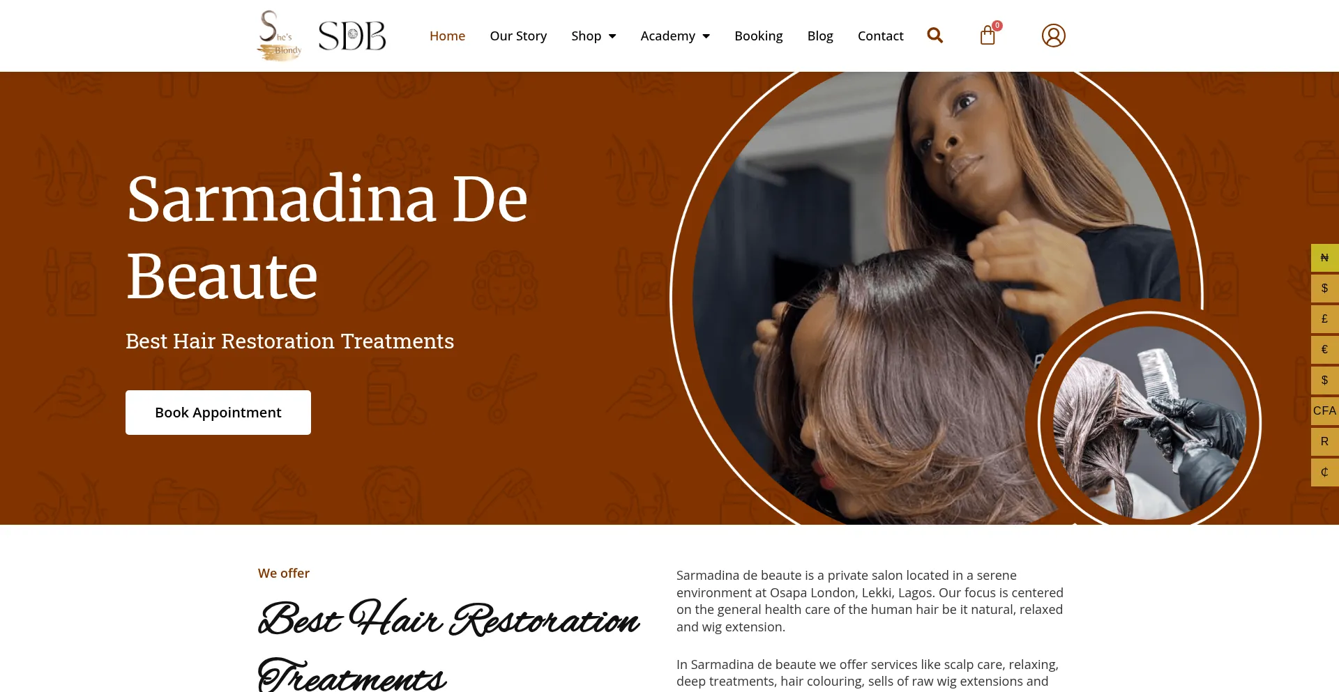 Sarmadinadebeaute.com