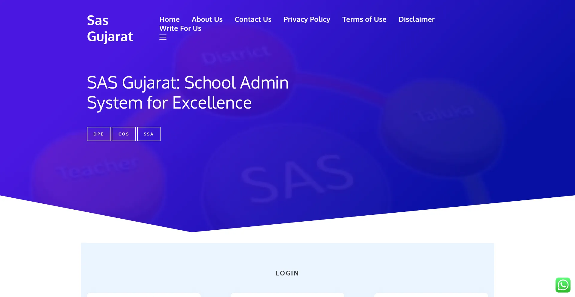 Sasgujarat.com Screenshot