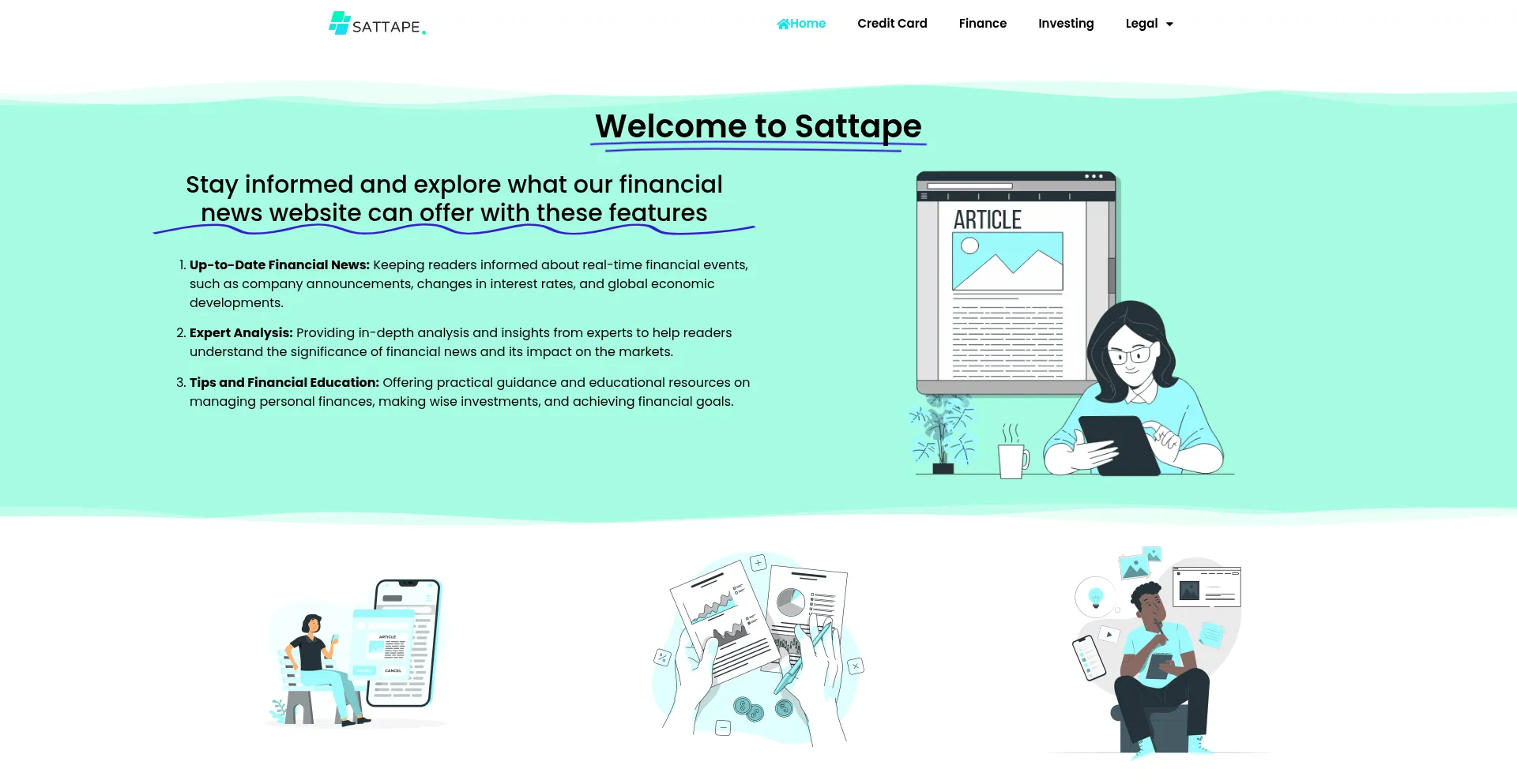 Sattape.com Screenshot