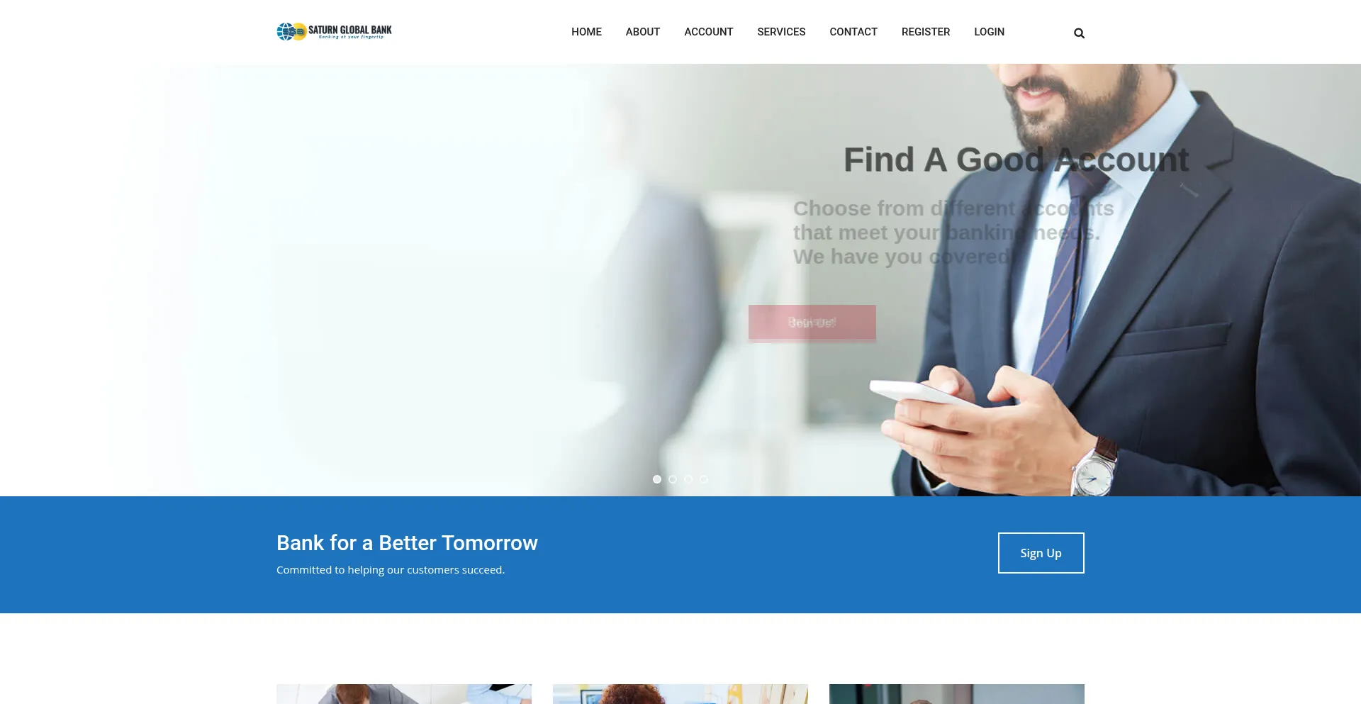 Saturngloba.com Screenshot