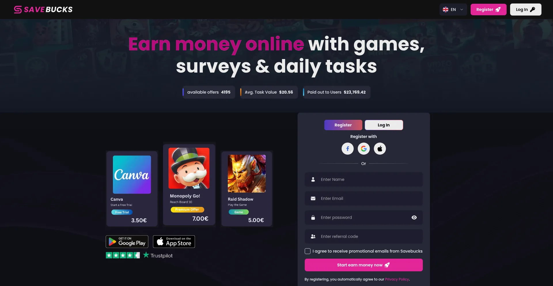 Savebucks.app
