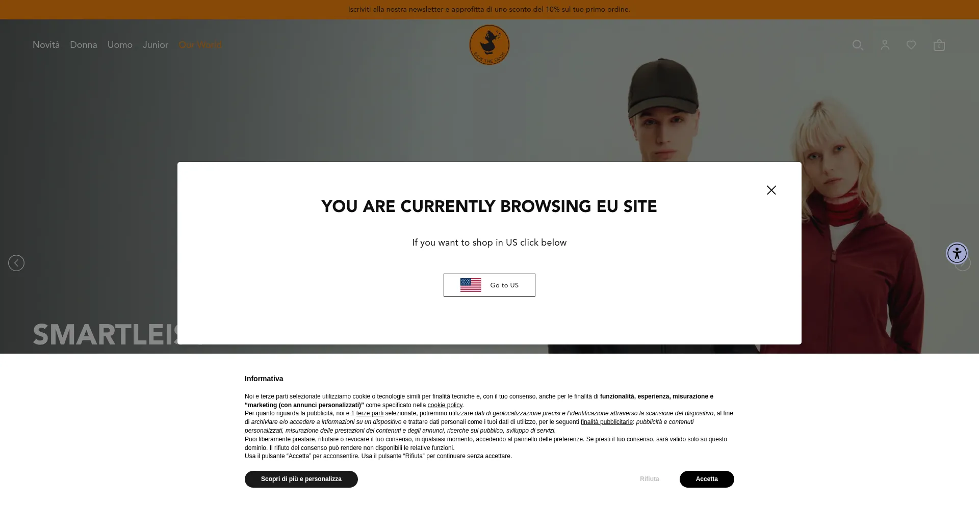 Savetheduck.com Screenshot