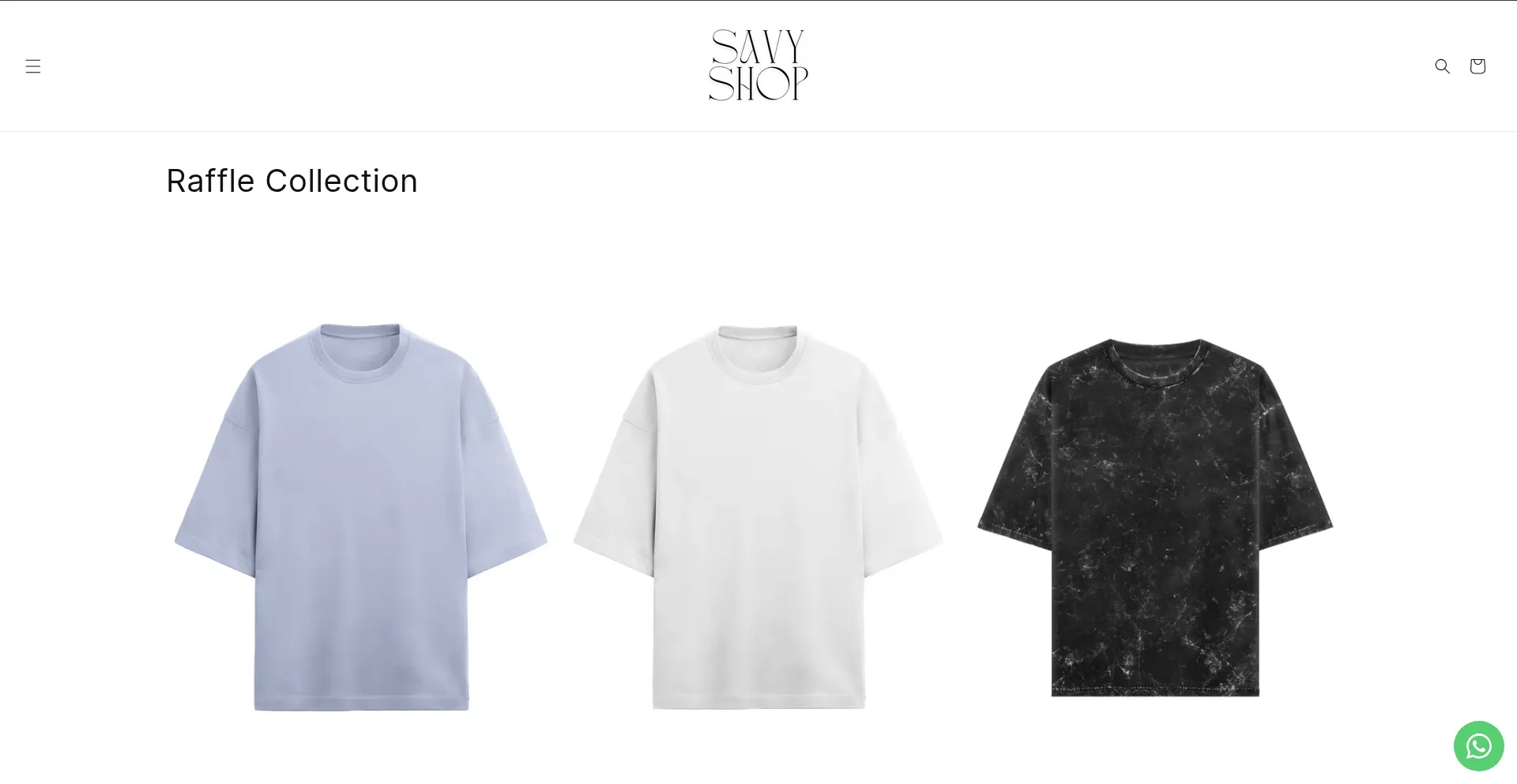 Website screenshot of Savyshop.com