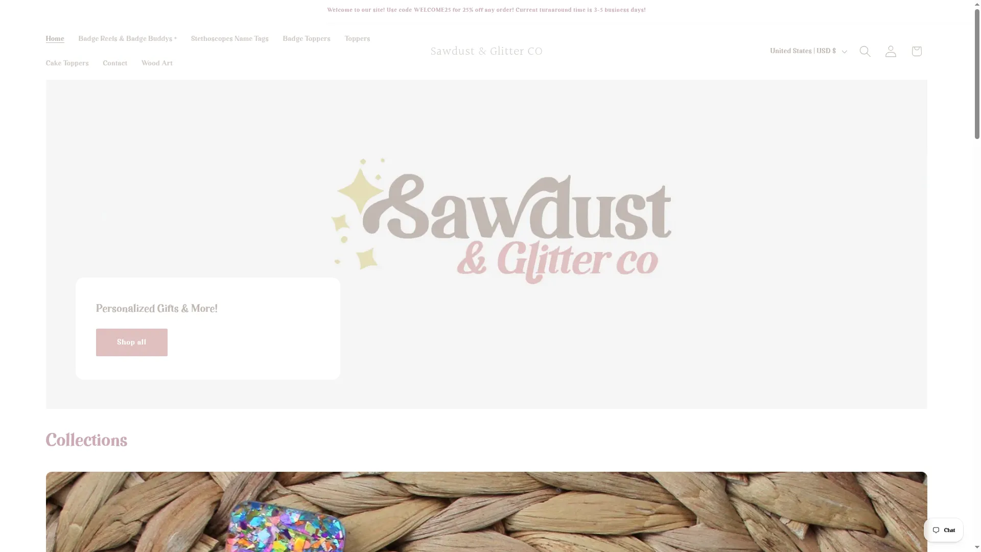 Sawdustglitterco.com
