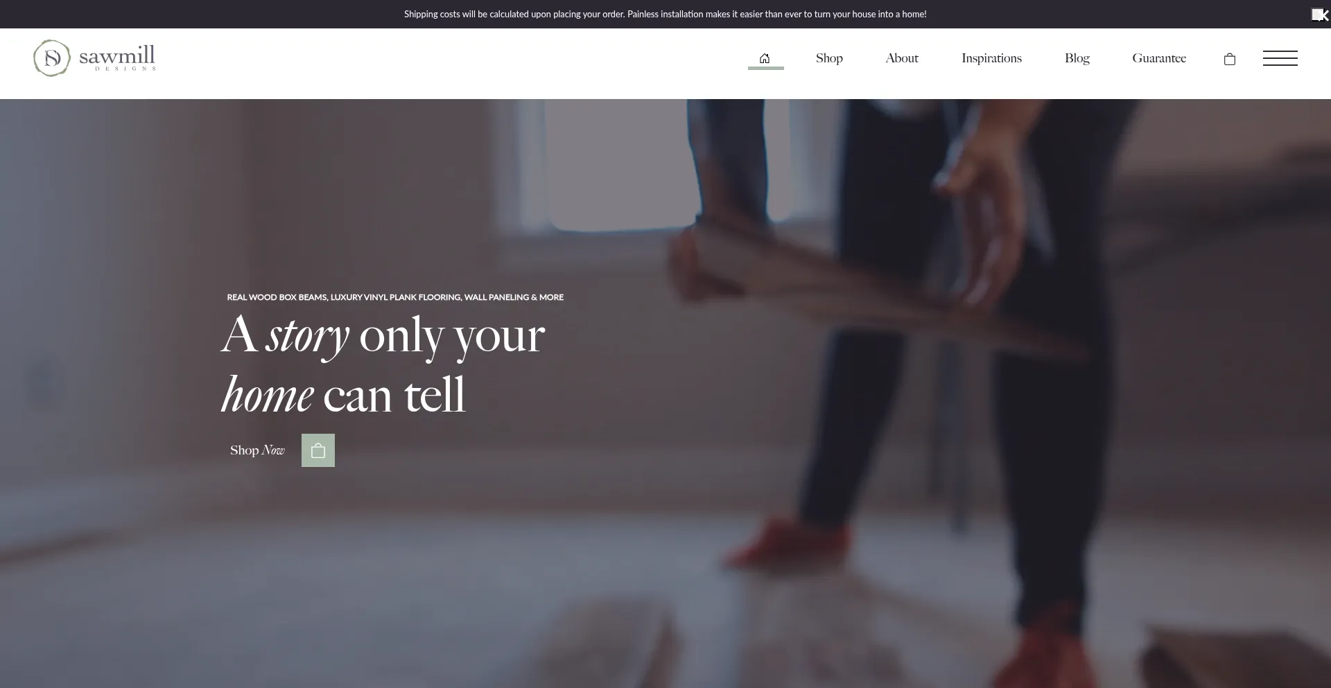 Sawmilldesigns.com Screenshot