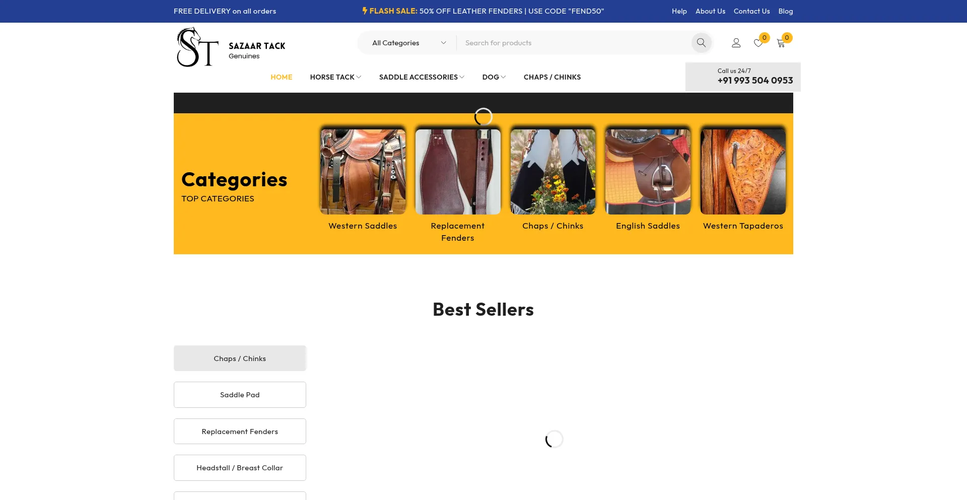 Sazaartack.com Screenshot