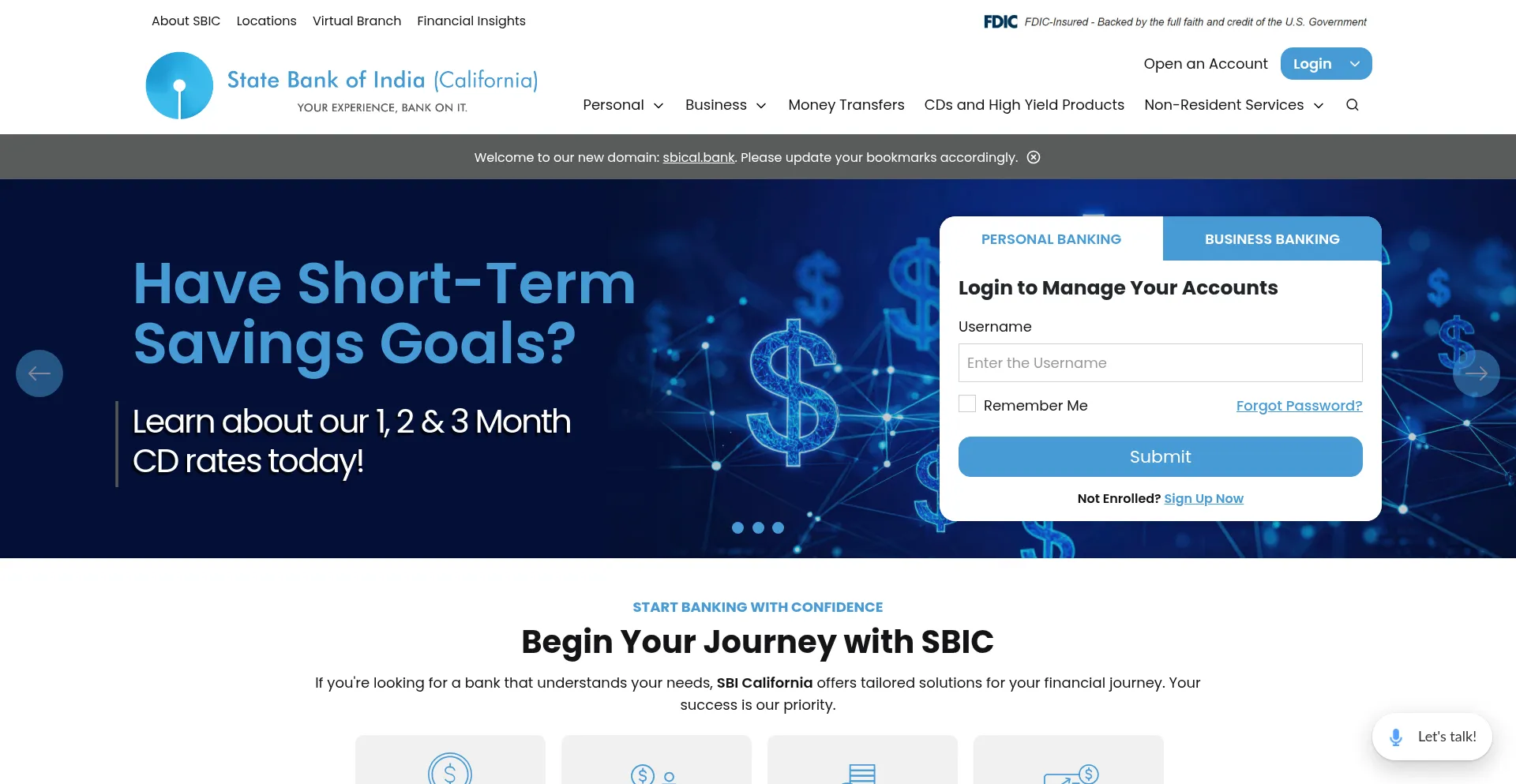 Sbical.com Screenshot