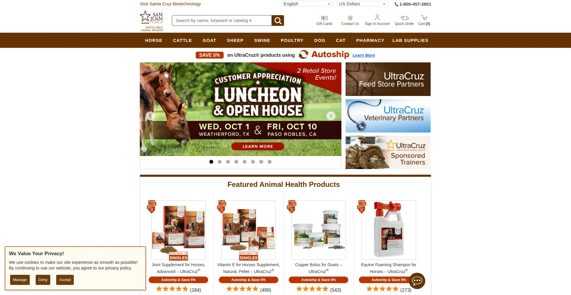 Website screenshot of Scahealth.com