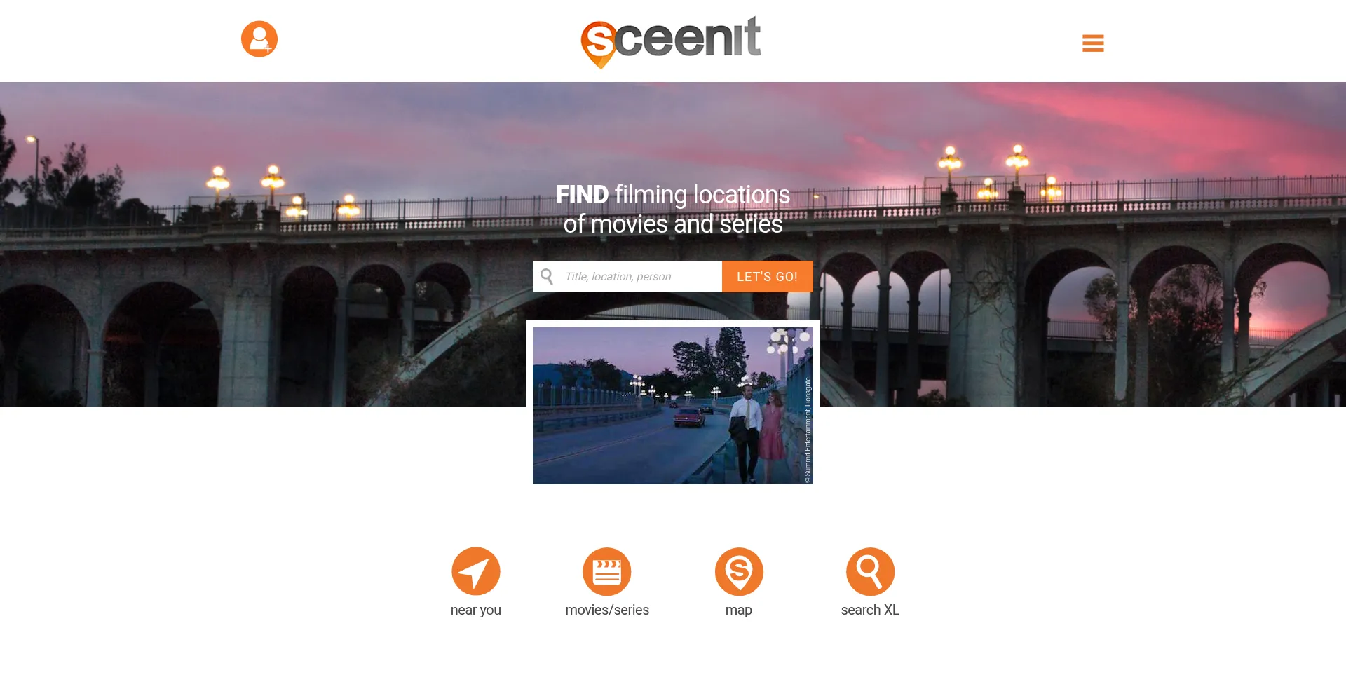 Website screenshot of Sceen-it.com
