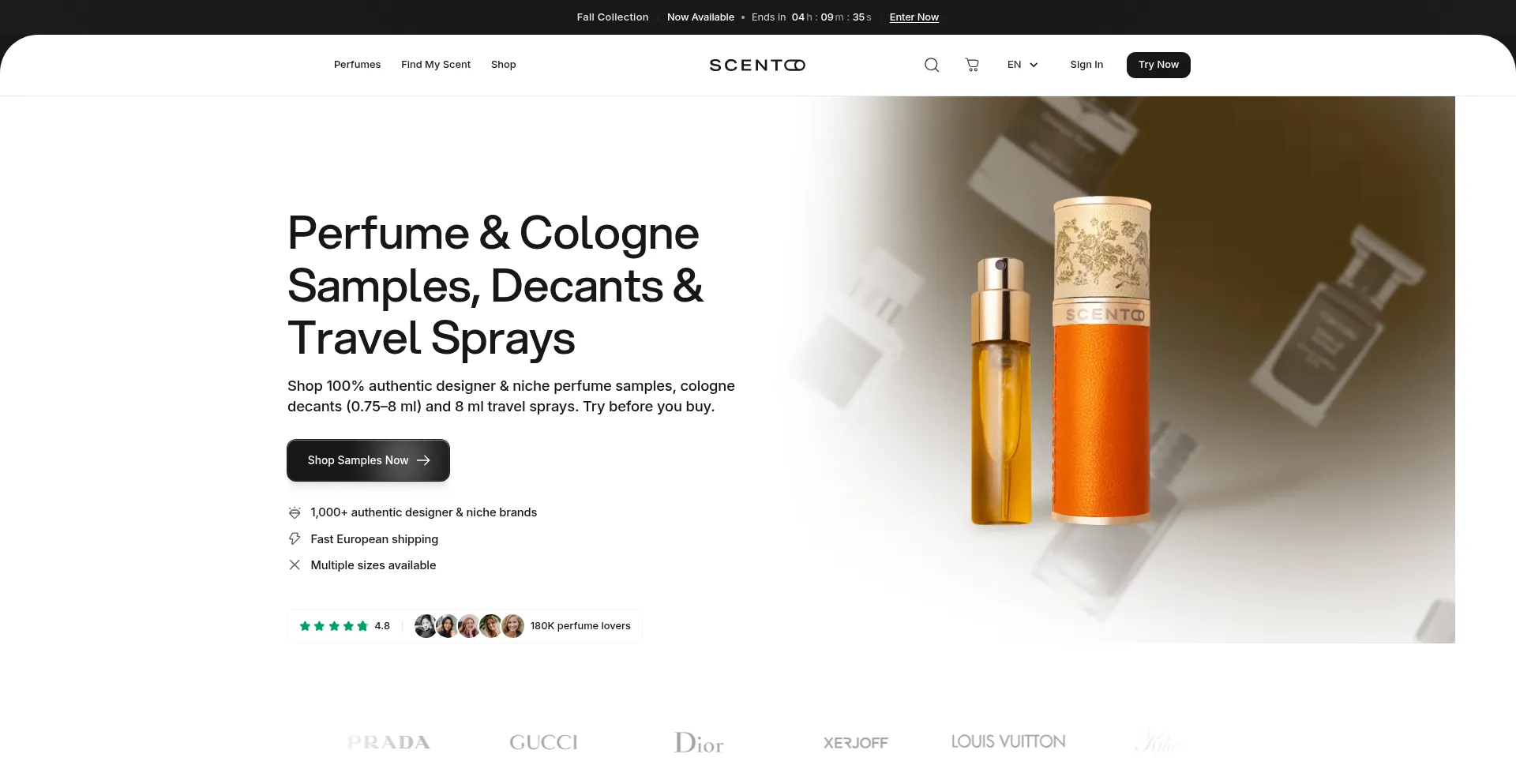 Scento.com Screenshot