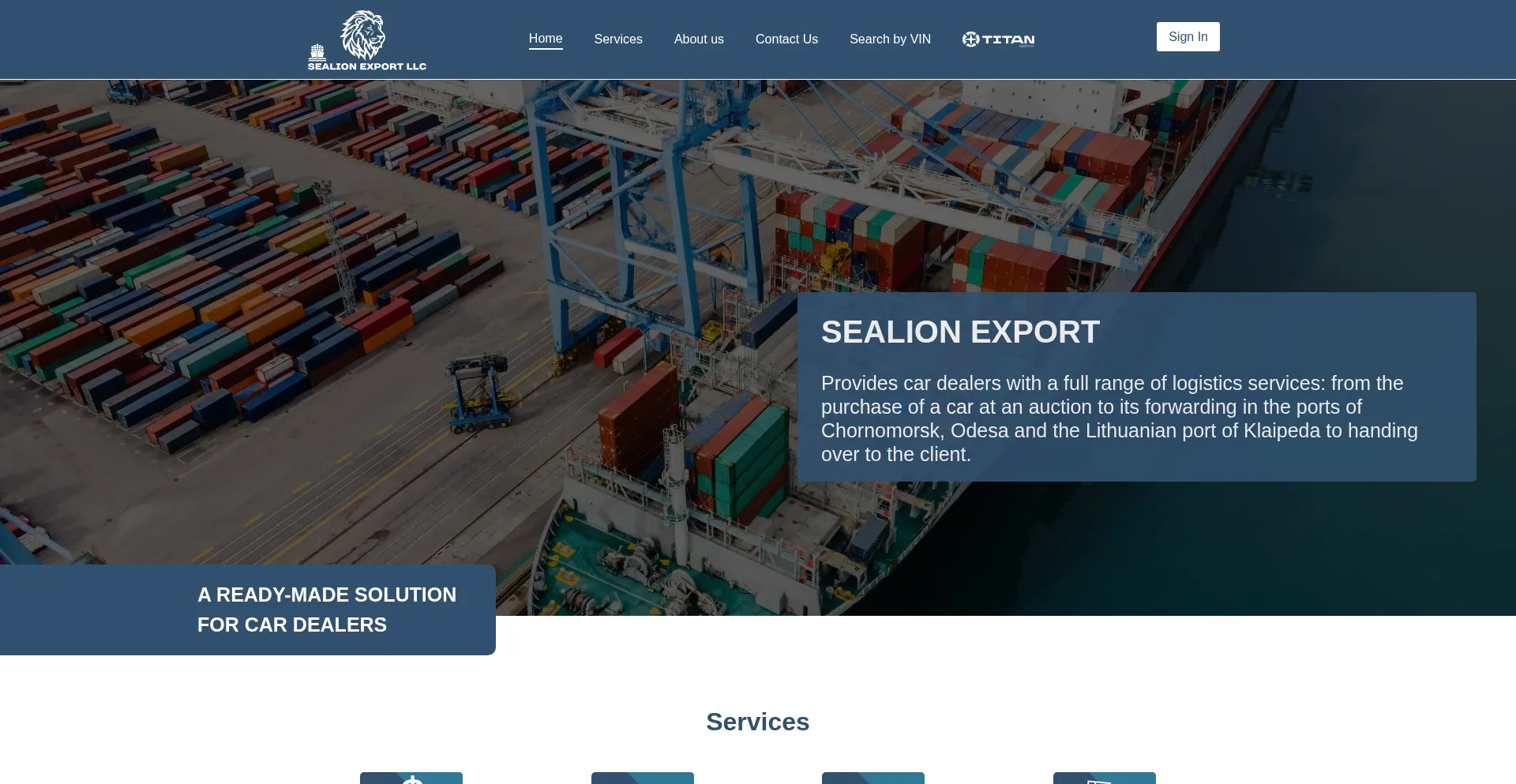 Sealionexport.com
