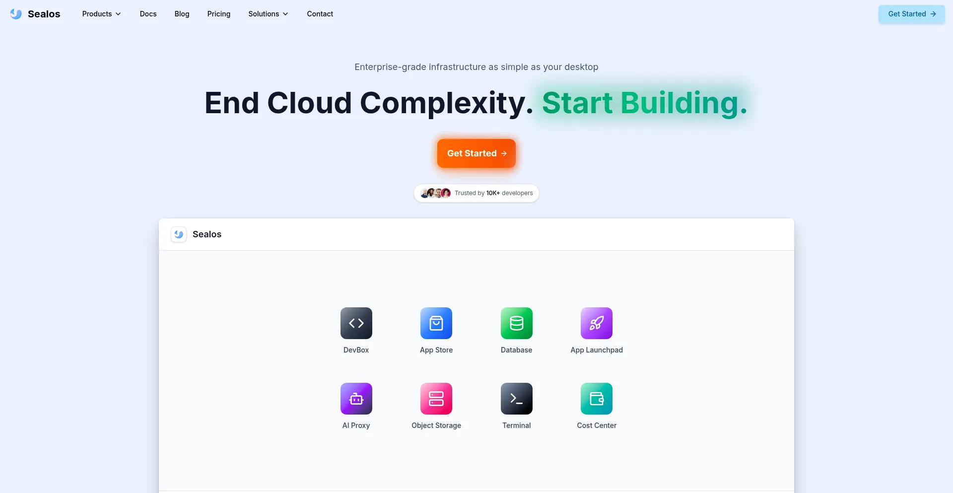 Sealos.io Screenshot