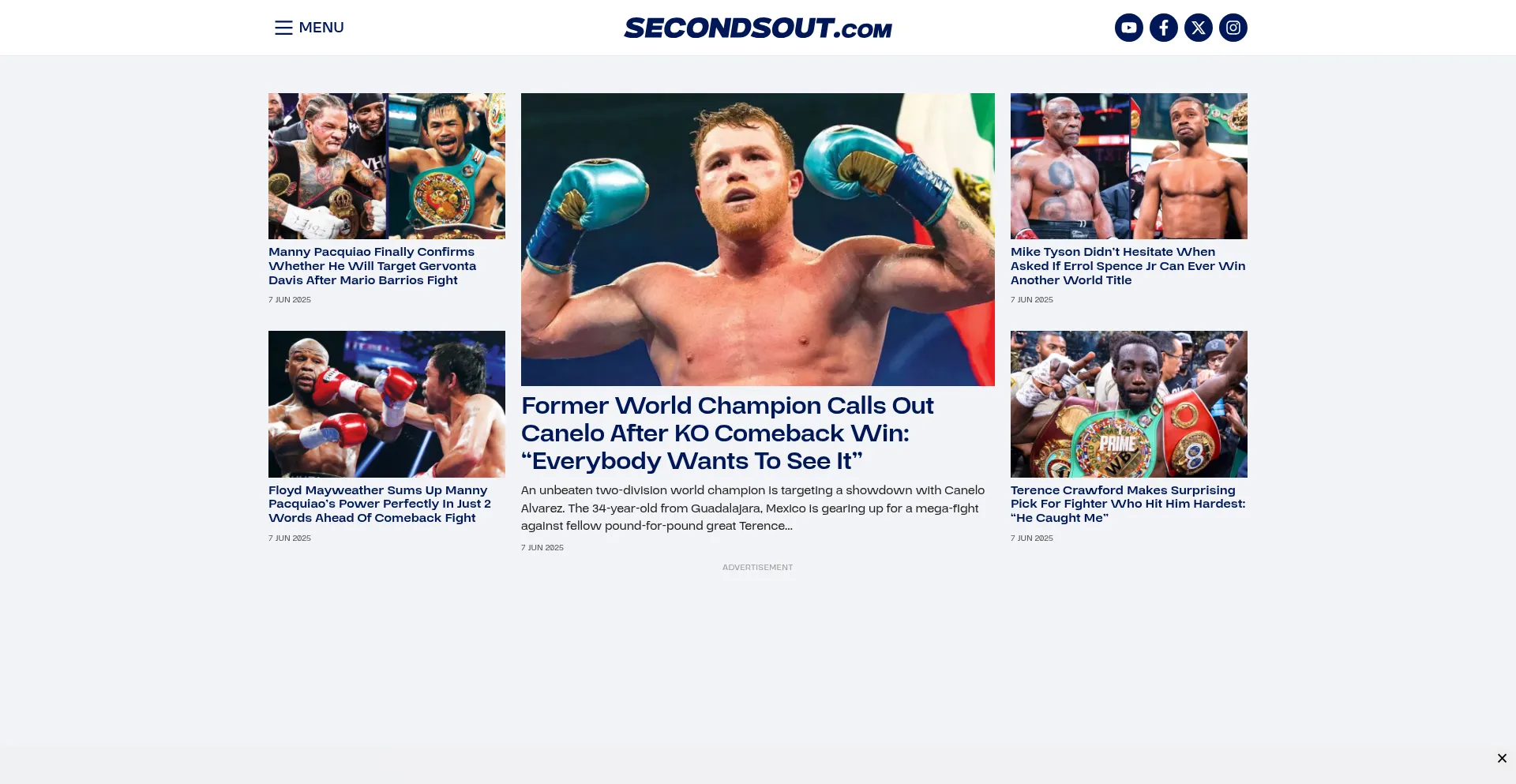 Website screenshot of Secondsout.com