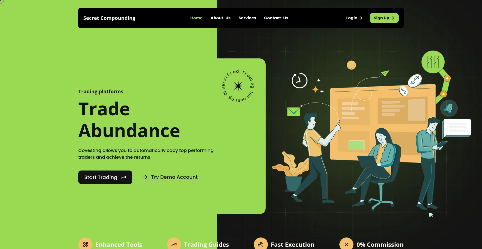 Secretcompounding.com Screenshot
