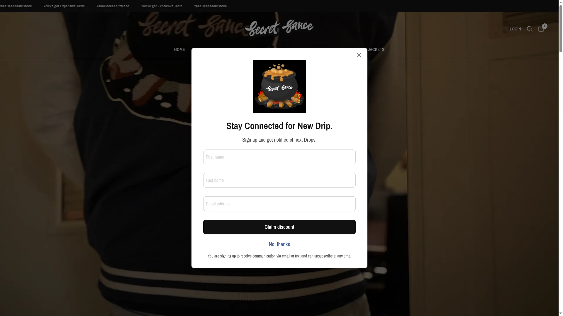 Secretsaucemerch.com